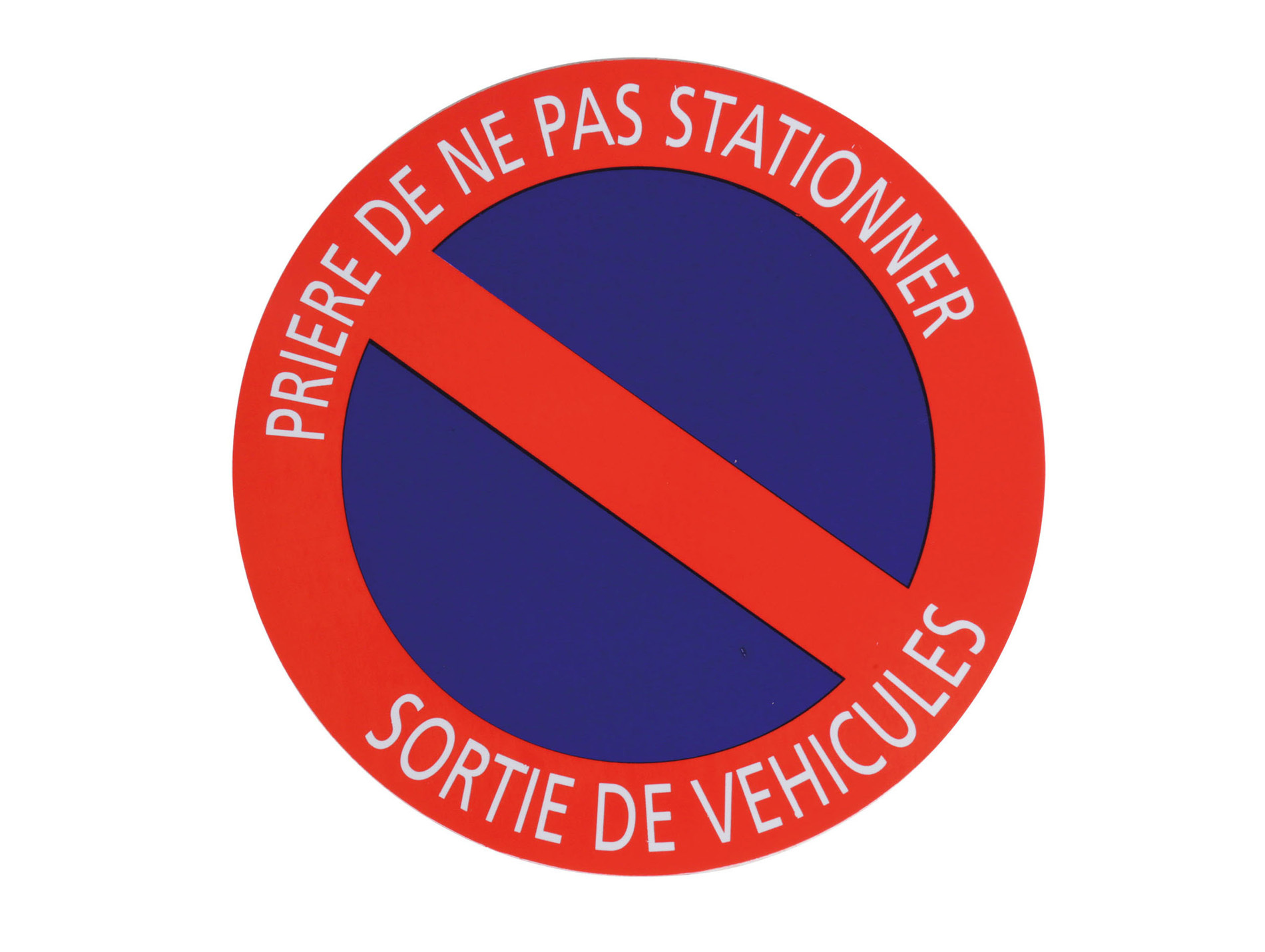 Disque de stationnement interdit