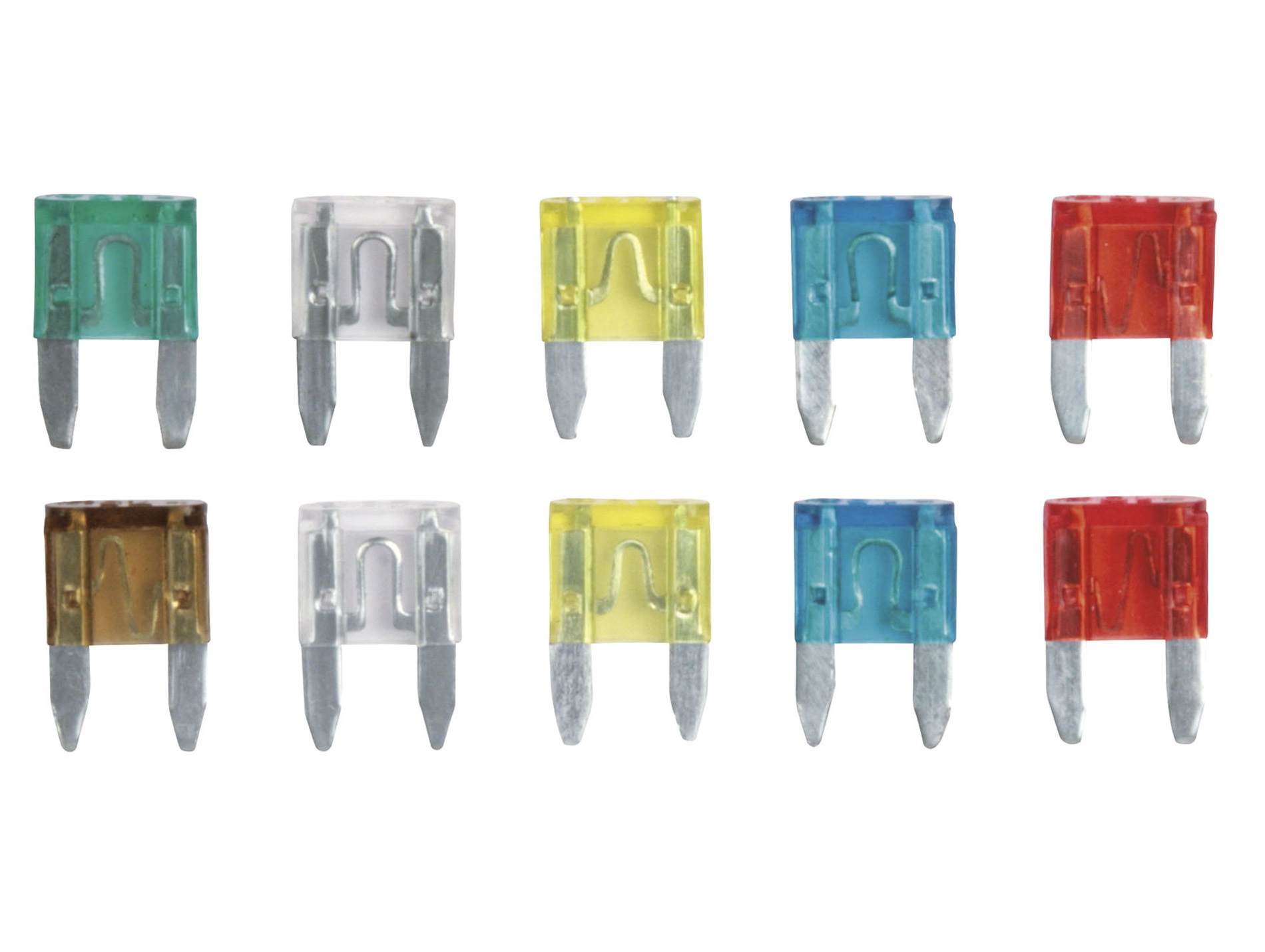 Mini fusible de voiture enfichable x10
