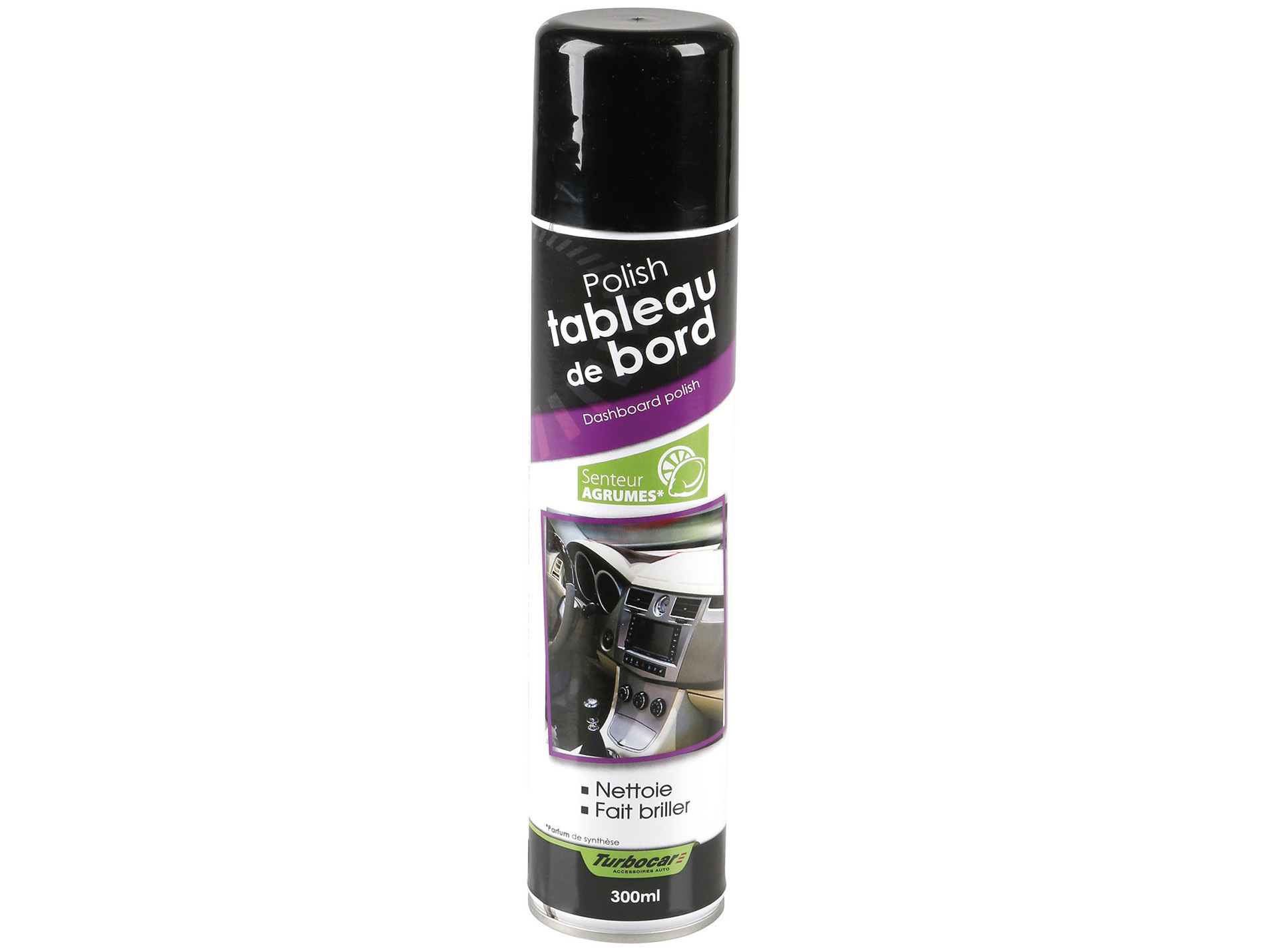 Polish tableau de bord TURBOCAR Agrume 300ml