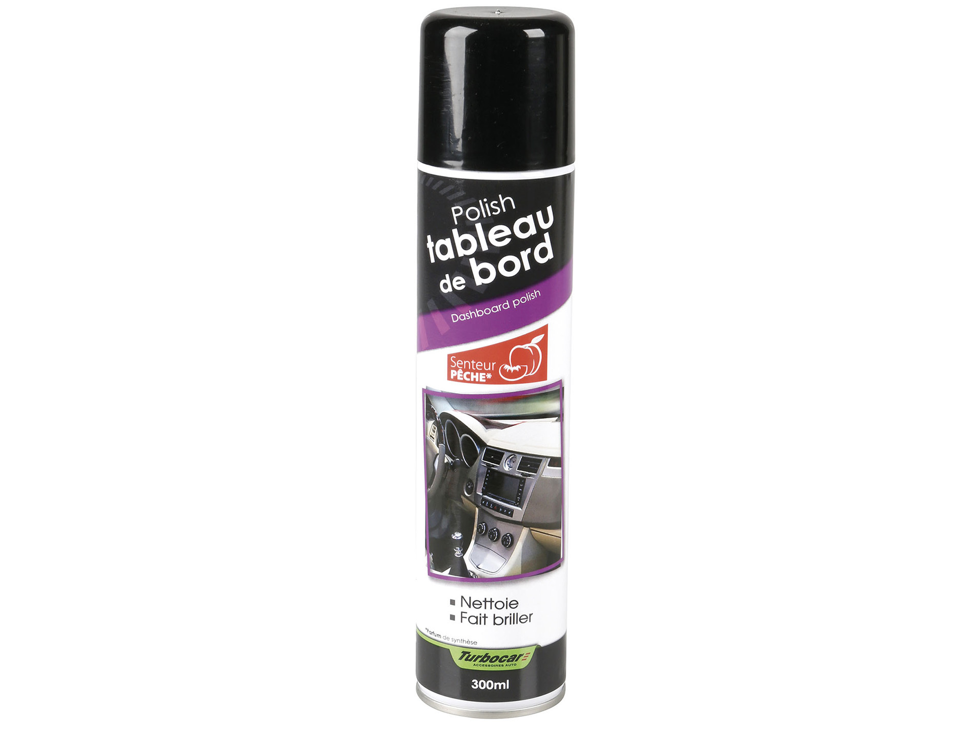Polish tableau de bord TURBOCAR Pêche 300ml