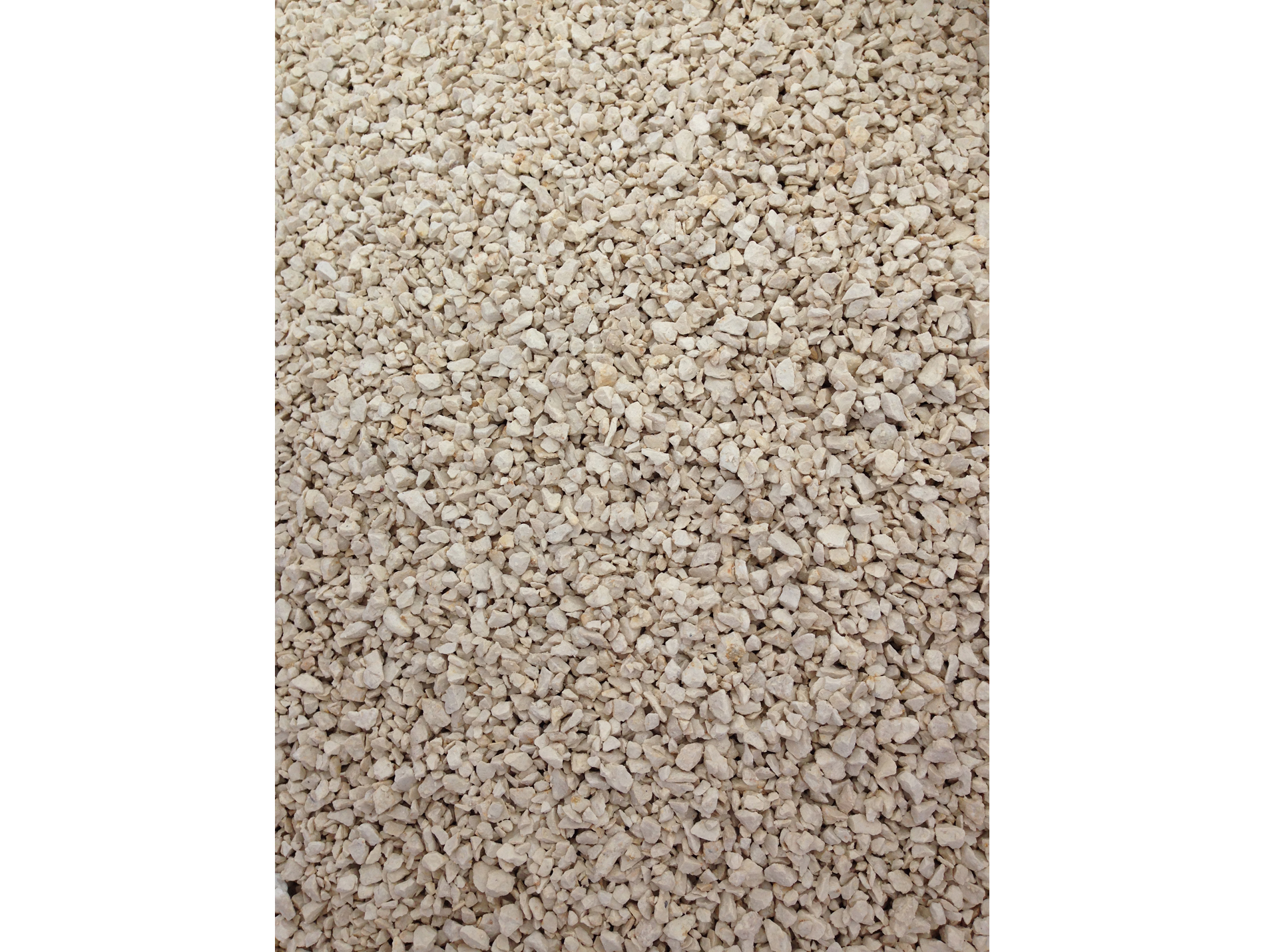 Gravillon calcaire blanc concassé 6/10 25kg