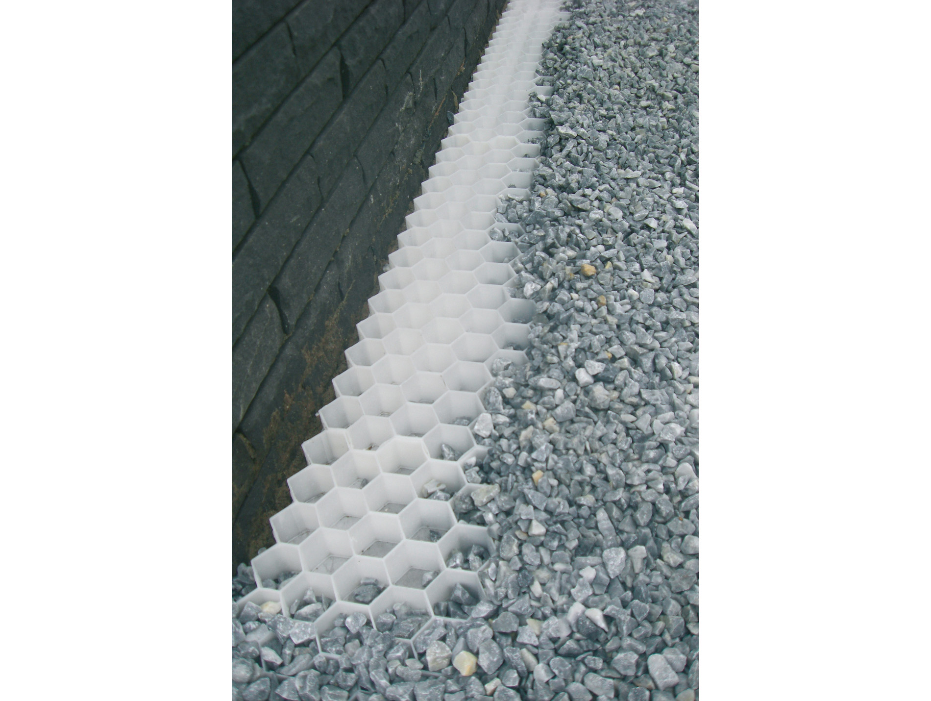 Stabilisateur de graviers nid d'abeille 160x120x3cm