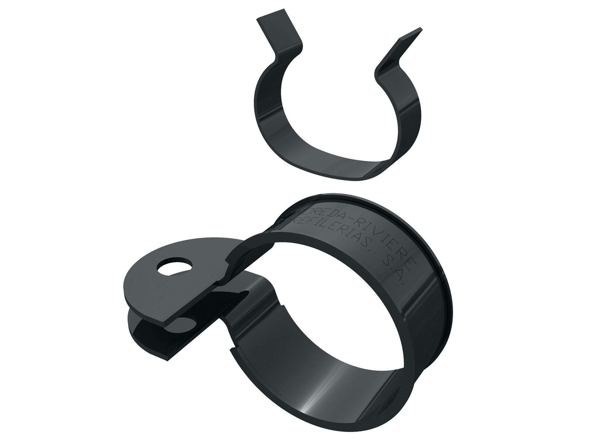 Colliers Quickfix® gris x4