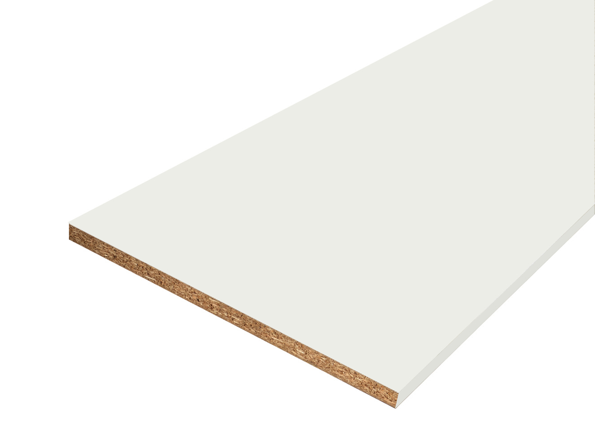 Tablette mélaminé 250x30cm blanc