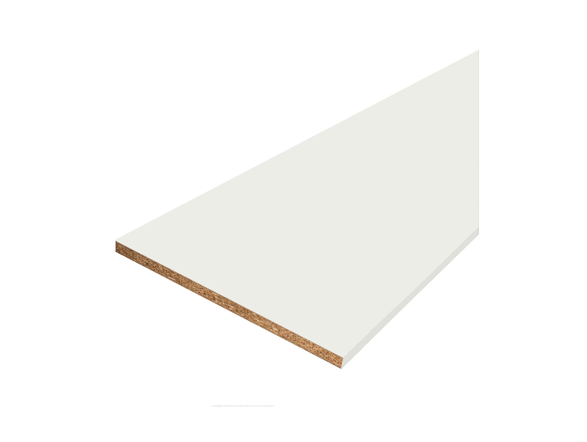 Tablette mélaminé 250x40cm blanc