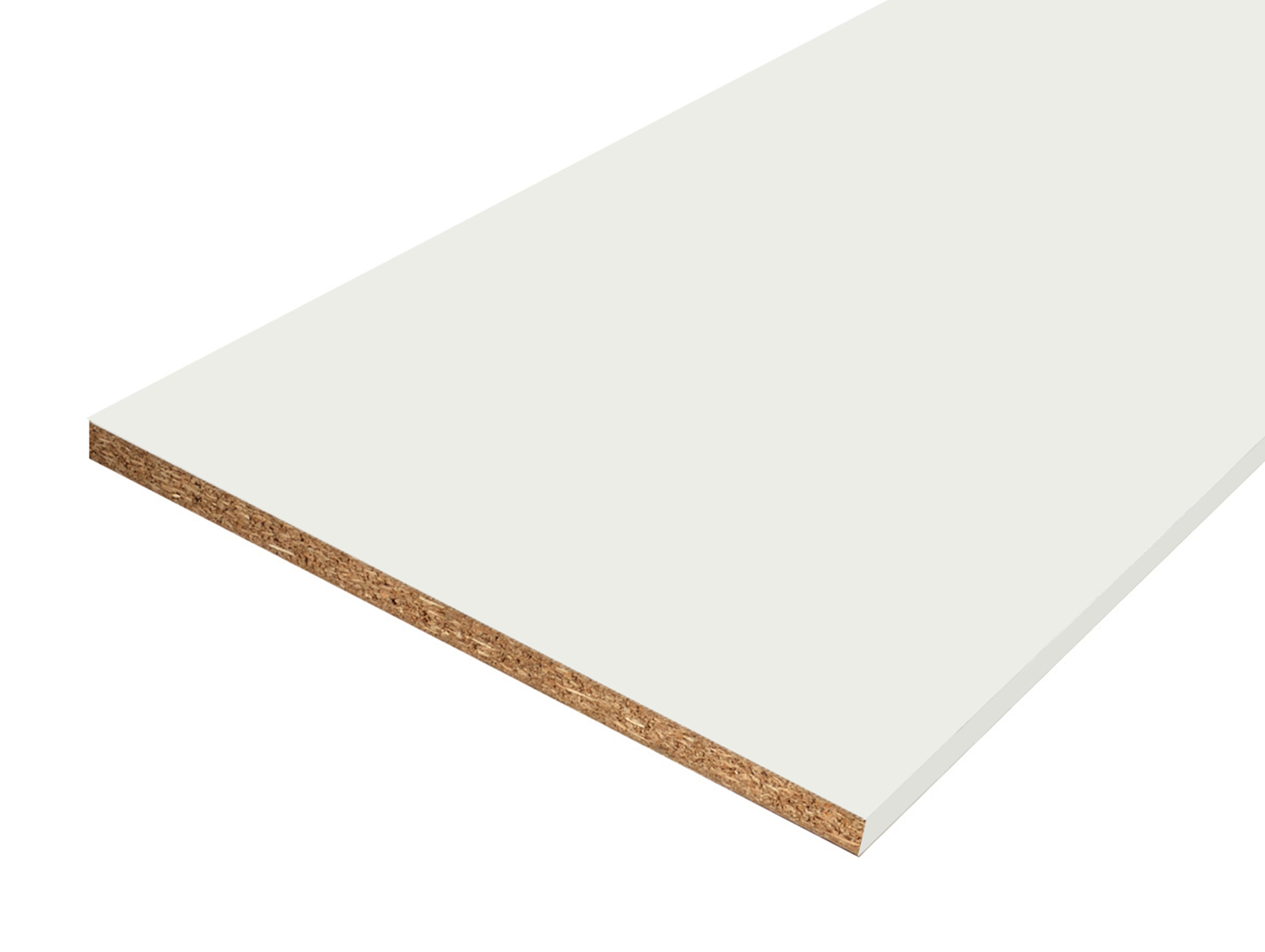 Tablette mélaminé 250x50cm blanc