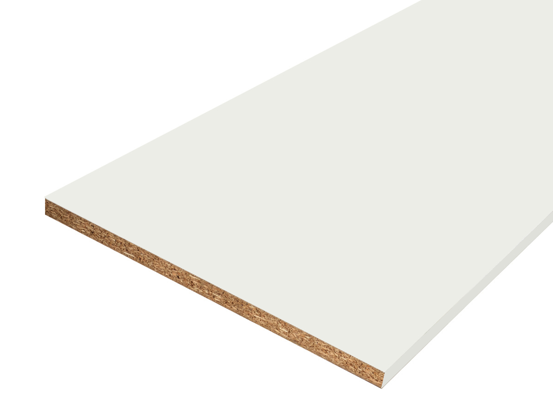 Tablette mélaminé 250x60cm blanc