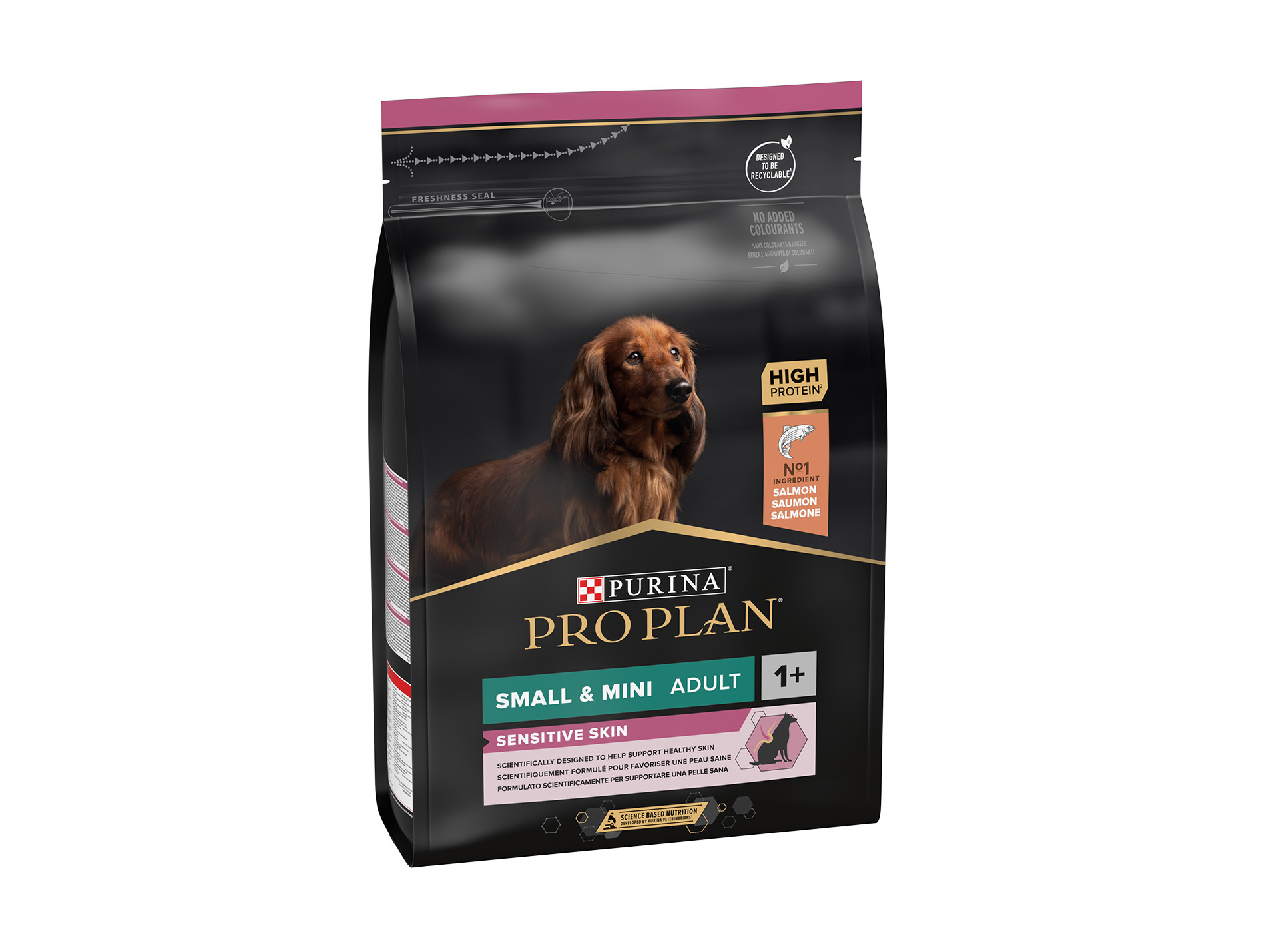 Croquettes petit chien adulte Sensitive Skin PROPLAN saumon 3kg