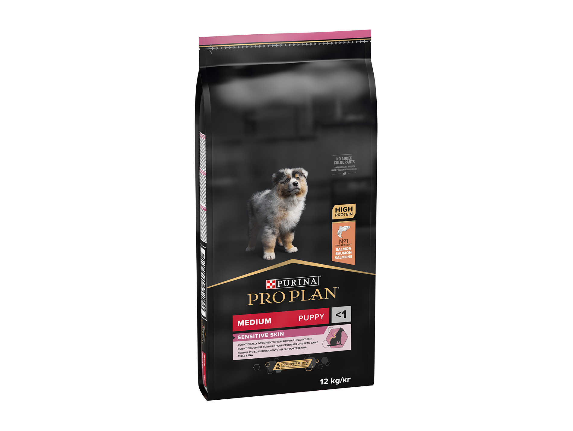 Croquettes chiot medium Sensitive skin PROPLAN 12kg