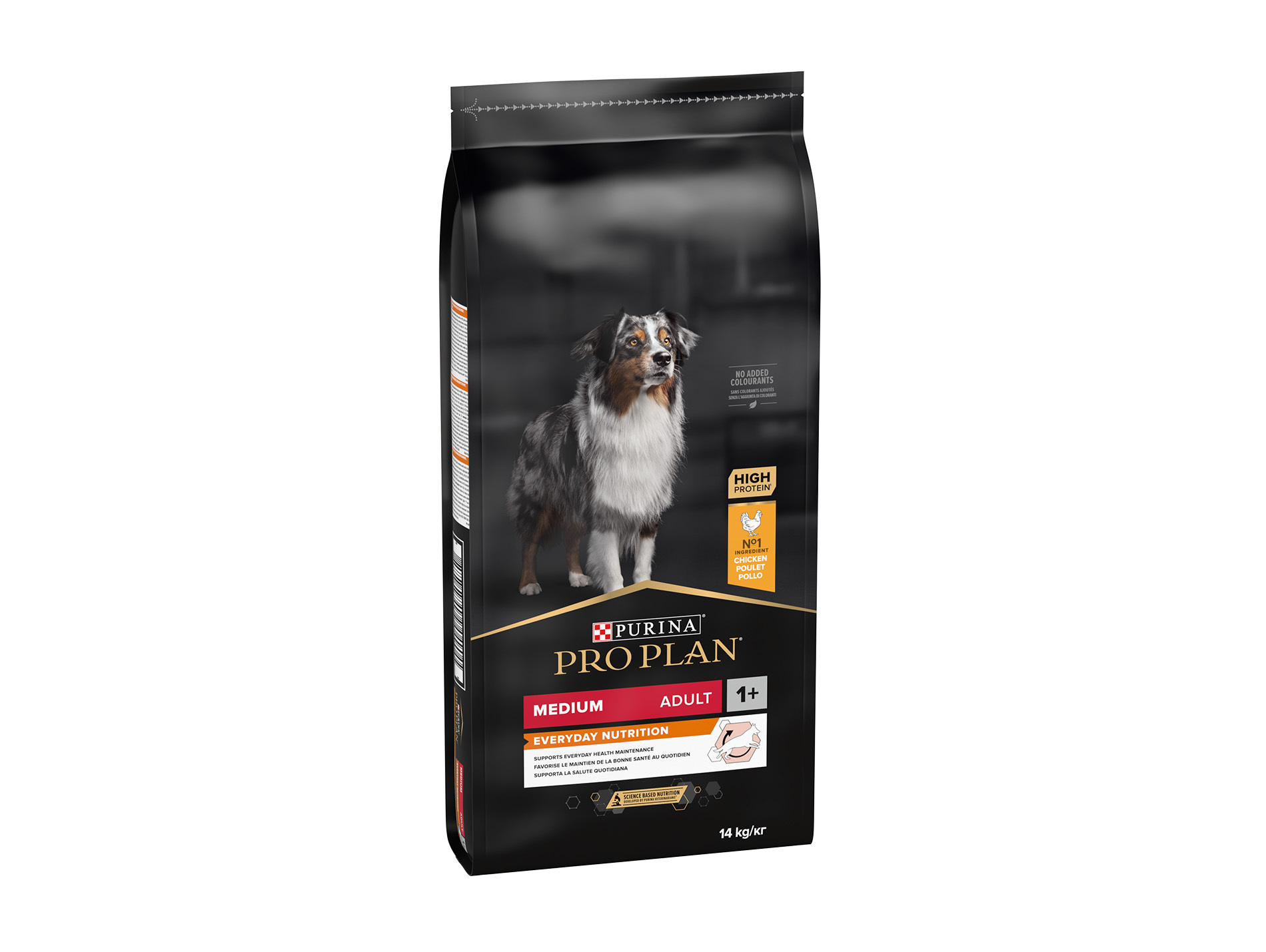 Croquettes chien medium adulte PROPLAN poulet 14kg