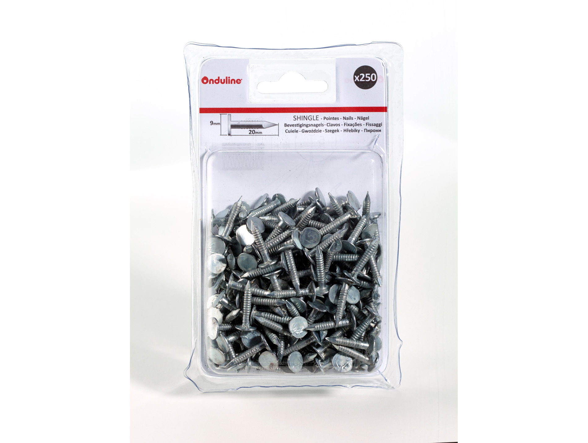 Pointe bardeau Onduline 21mm x250