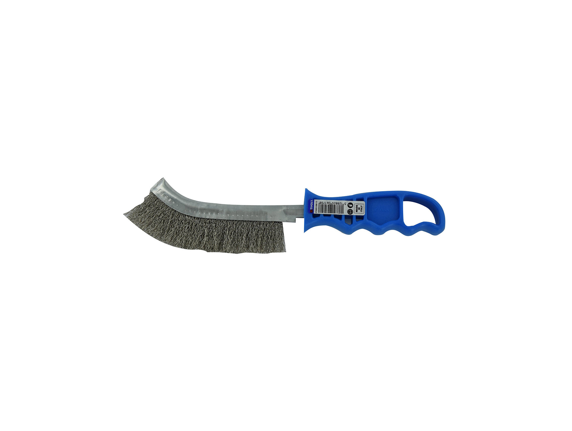 Brosse ergonomique TIVOLY convexe en inox ondulé