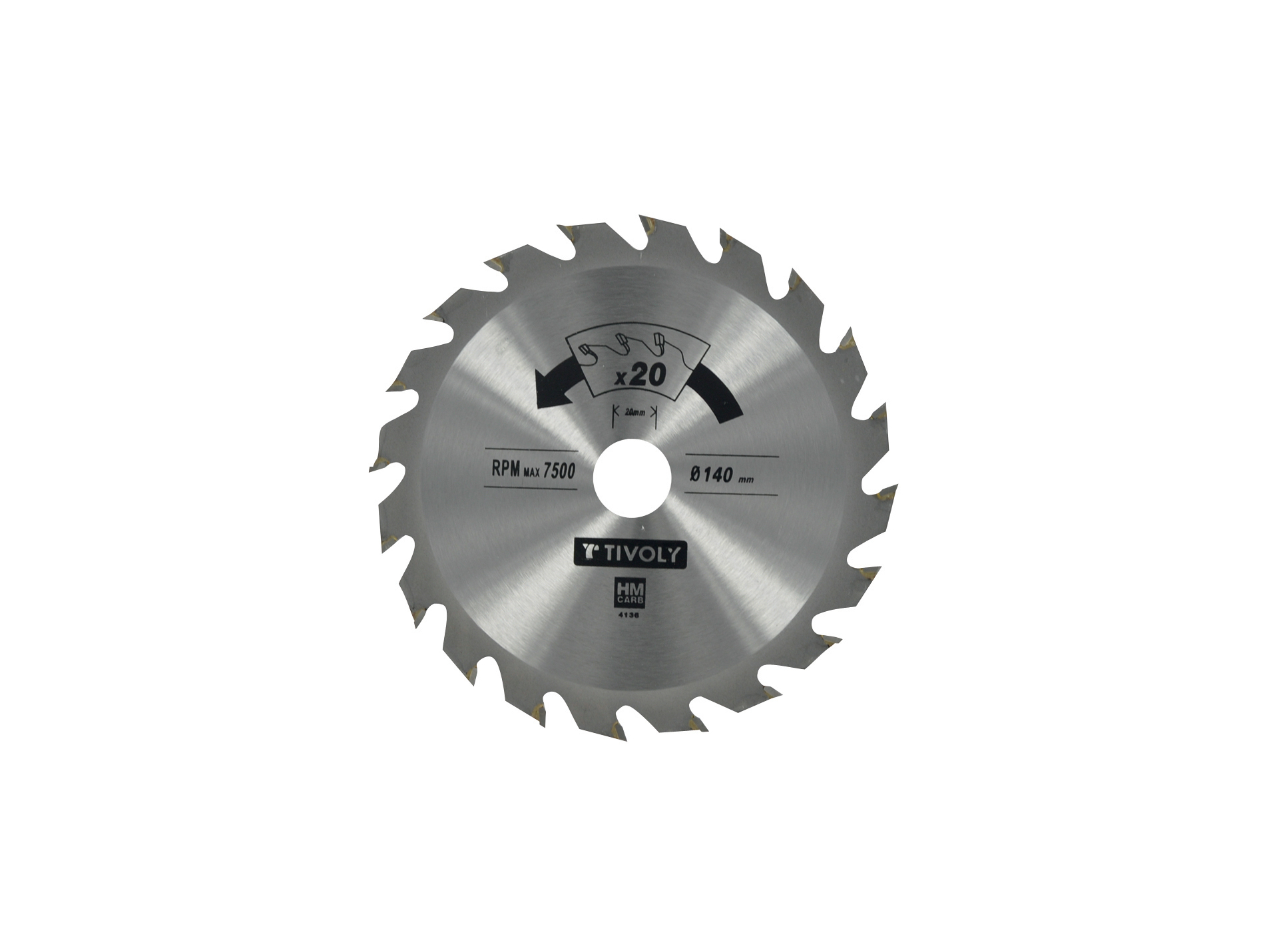 Lame scie circulaire débit Ø190 x 30mm 24 dents