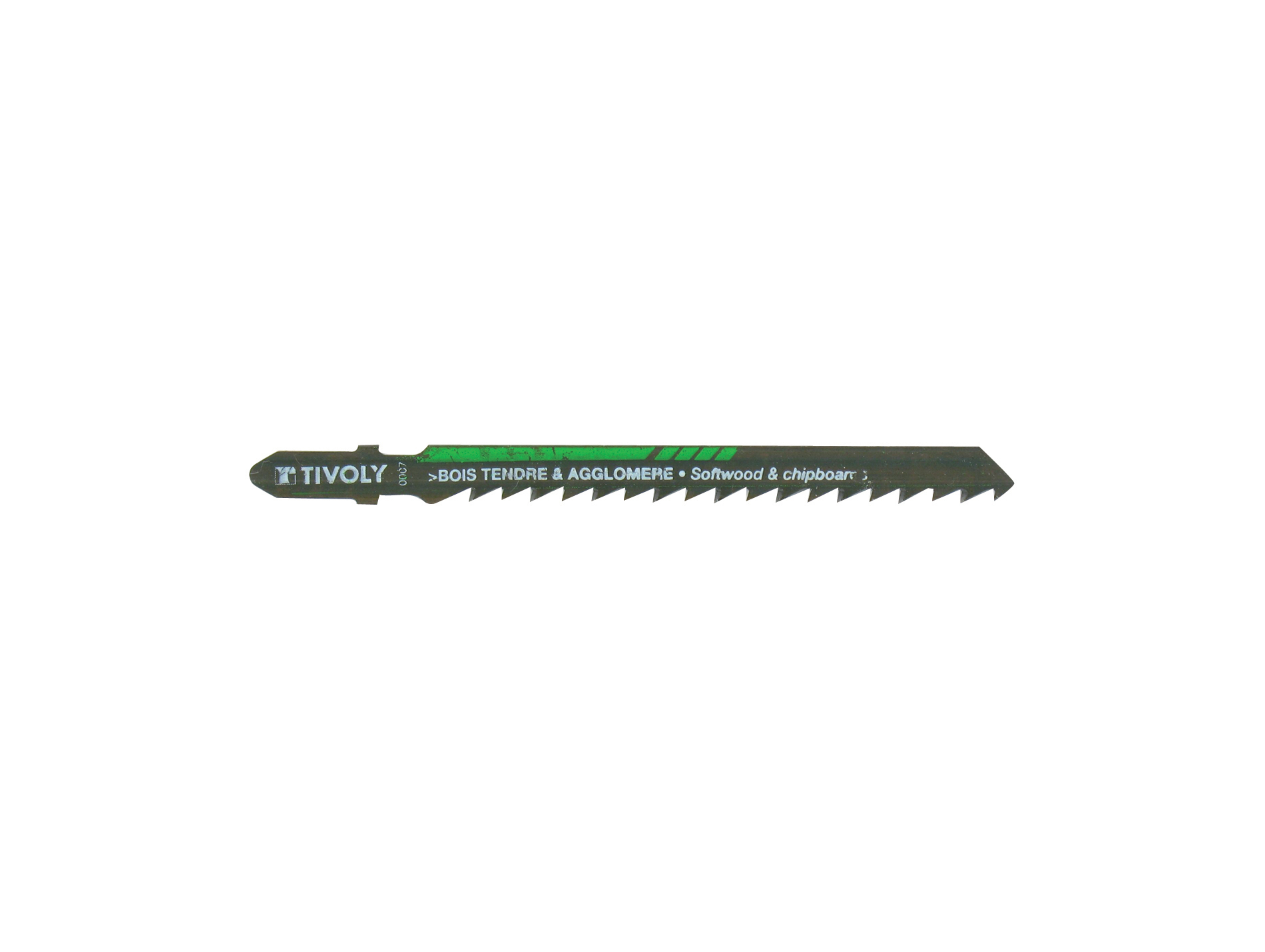 2 Lames scie sauteuse HCS débit bois tendre T 15mm