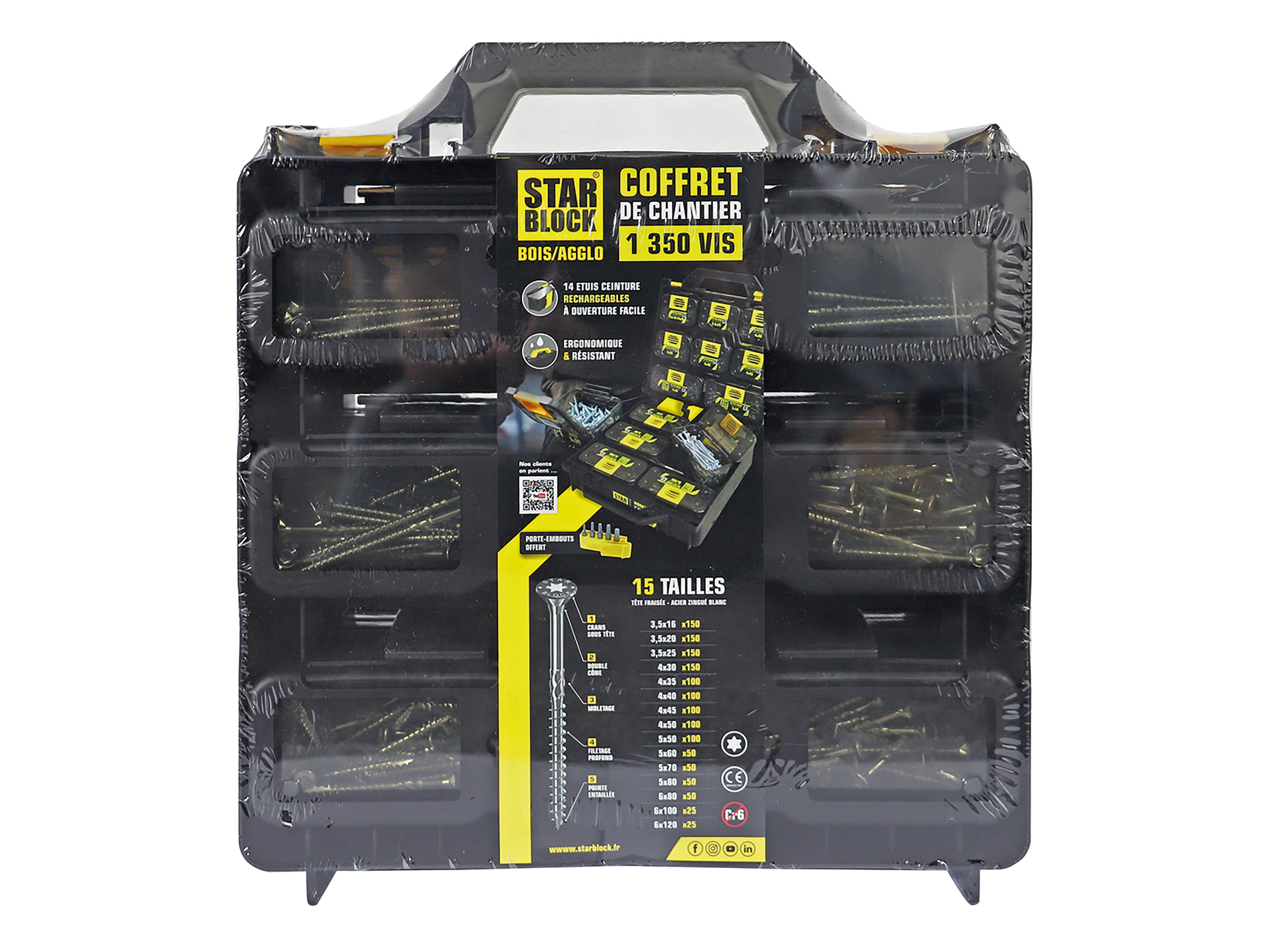 Coffret vissage Torx Starblock® 1350 pièces