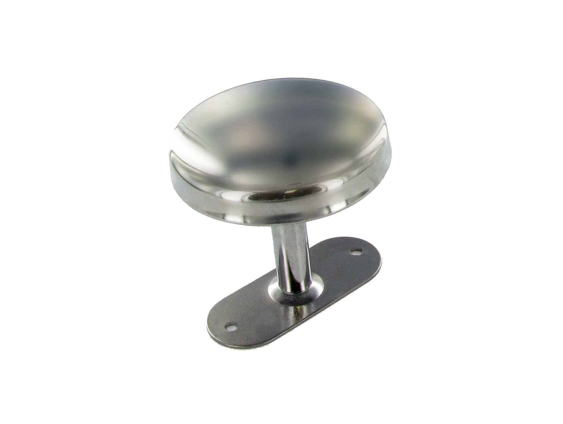Patère 1 tête ø65mm acier chromé