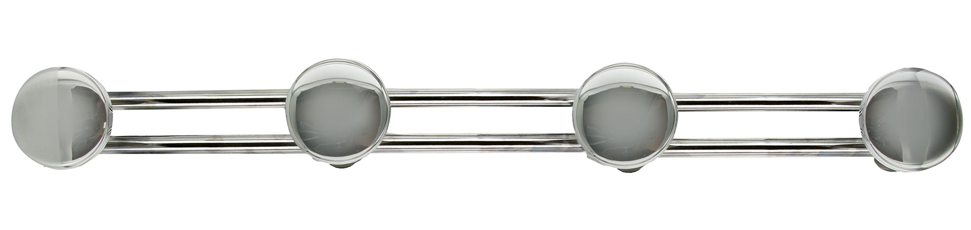 Patère 4 têtes ø65mm acier chromé