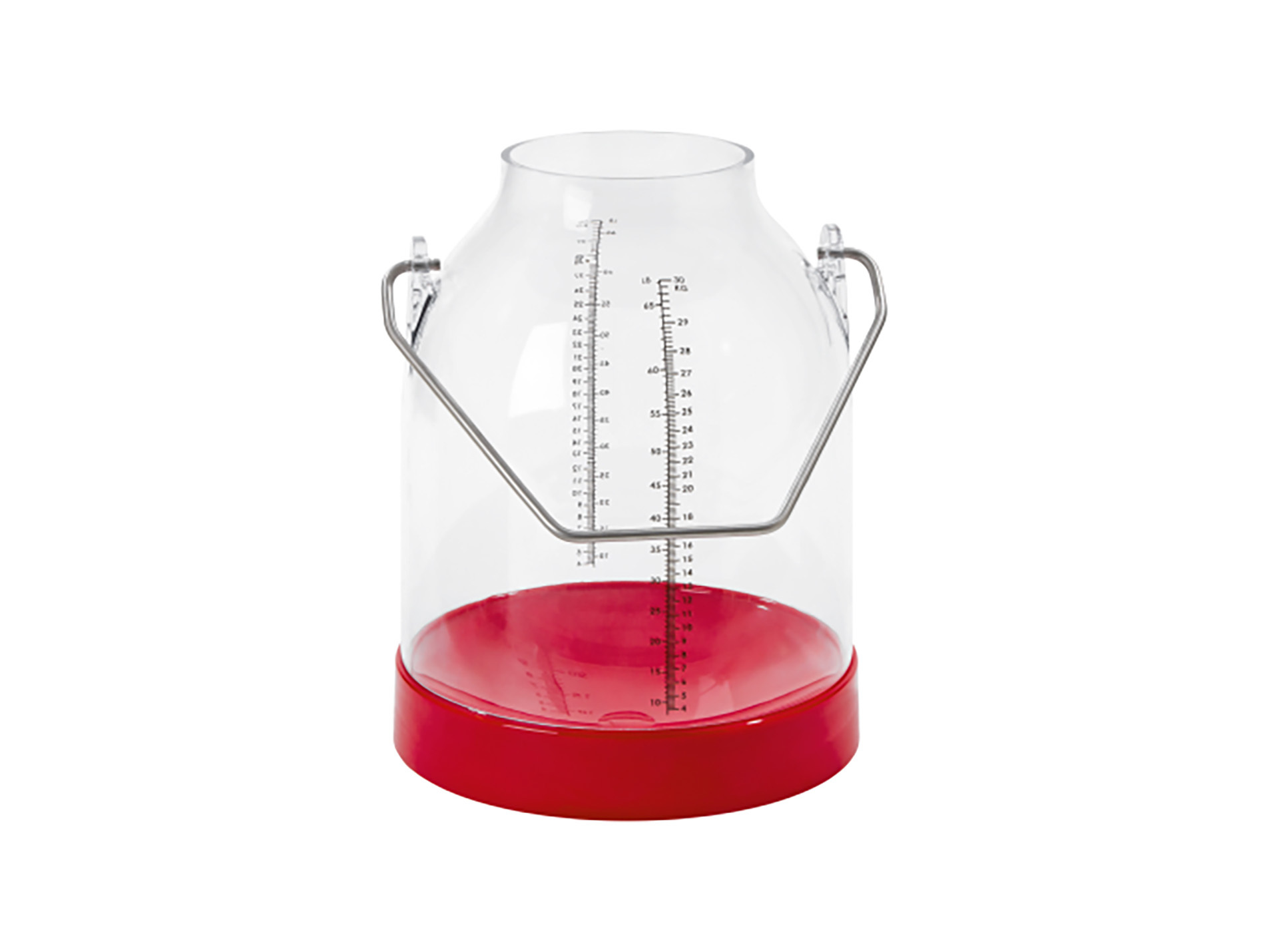 Seau à lait gradué KERBL Rouge 30L