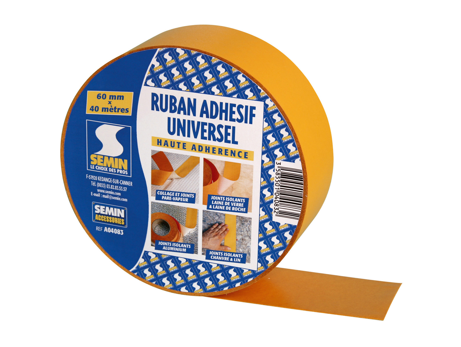 Ruban adhésif universel haute adhérence 40m