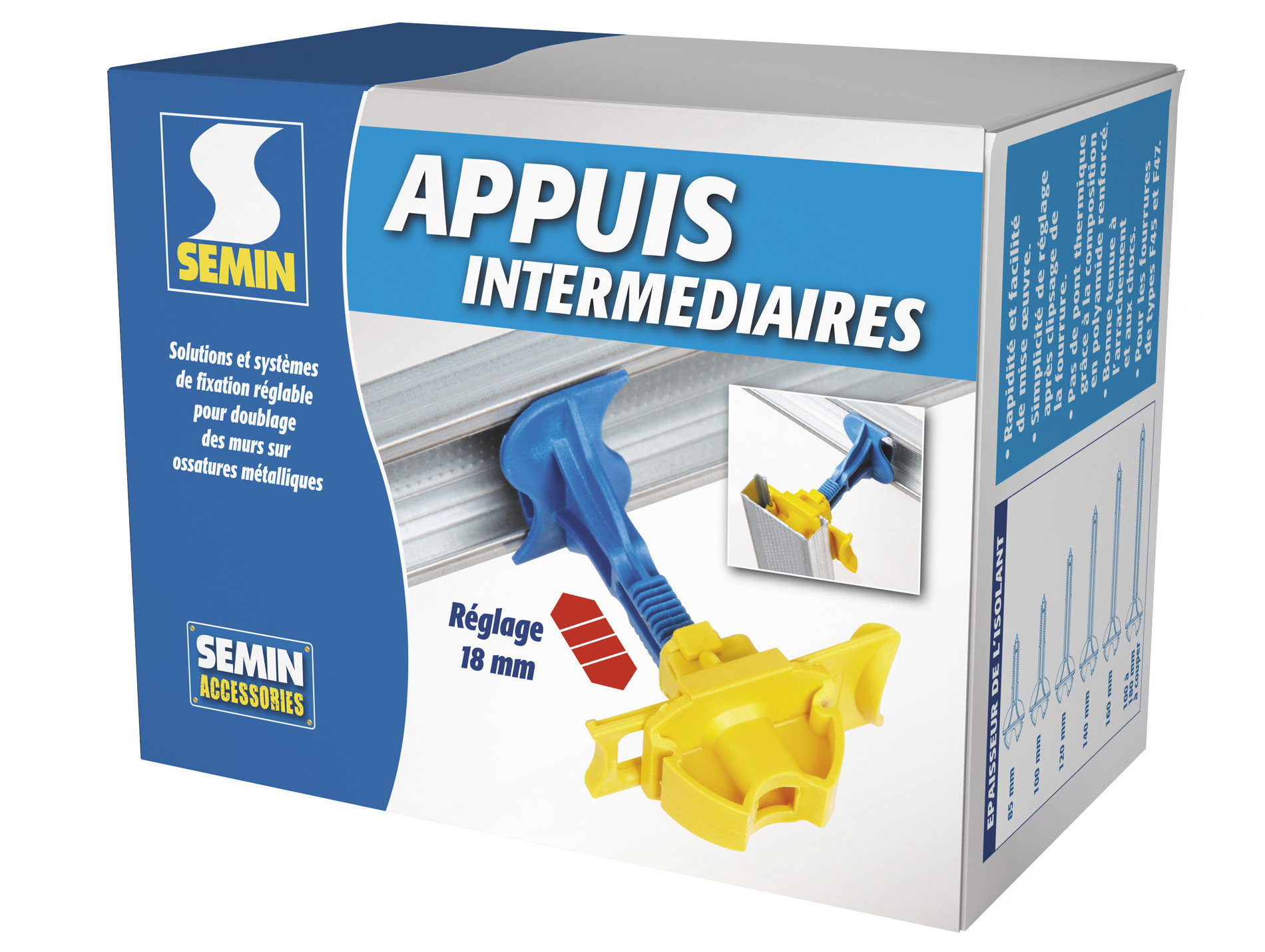 Appui intermédiaire 180mm X50