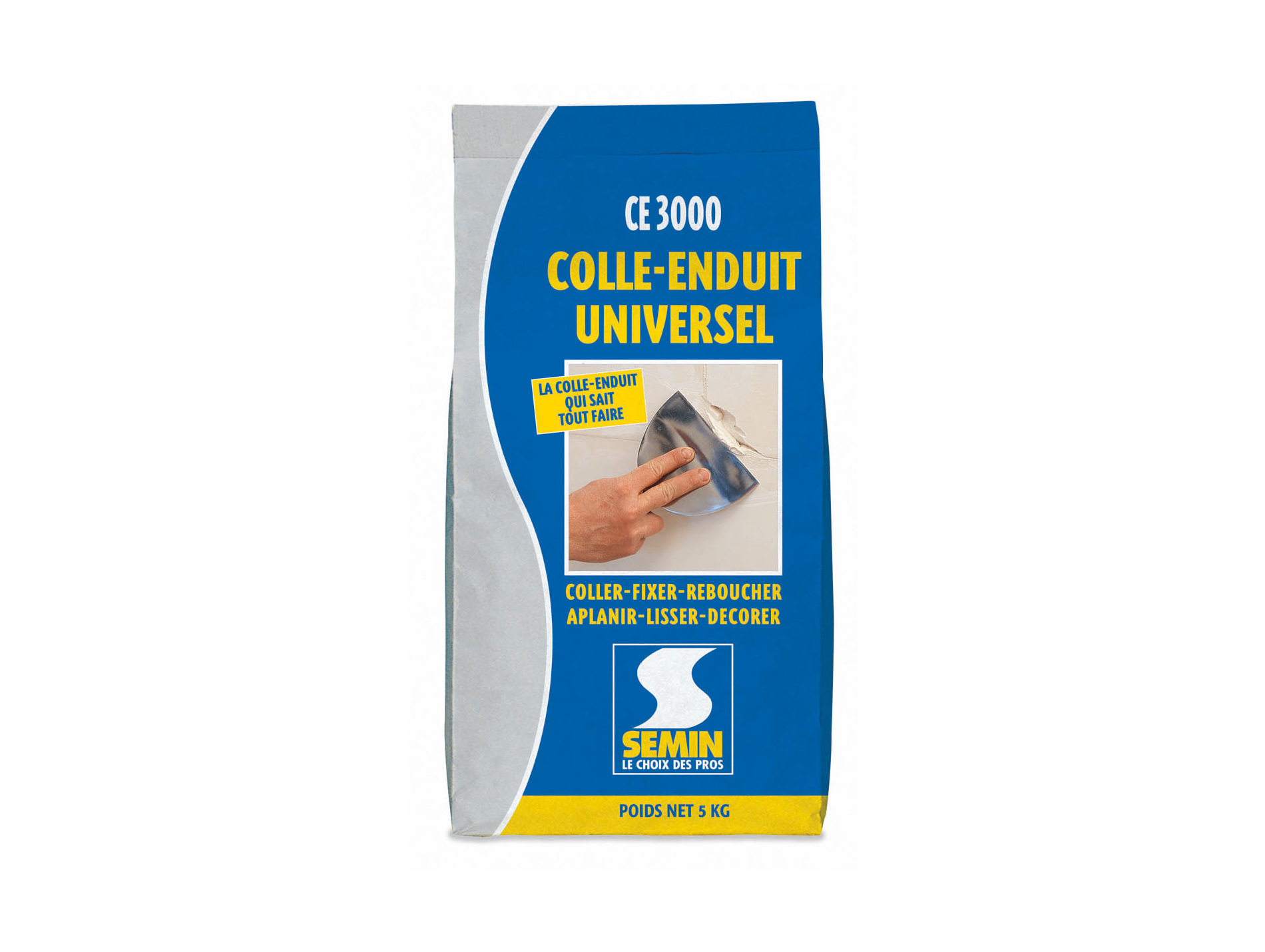 Colle enduit SEMIN universelle CE 3000 5kg