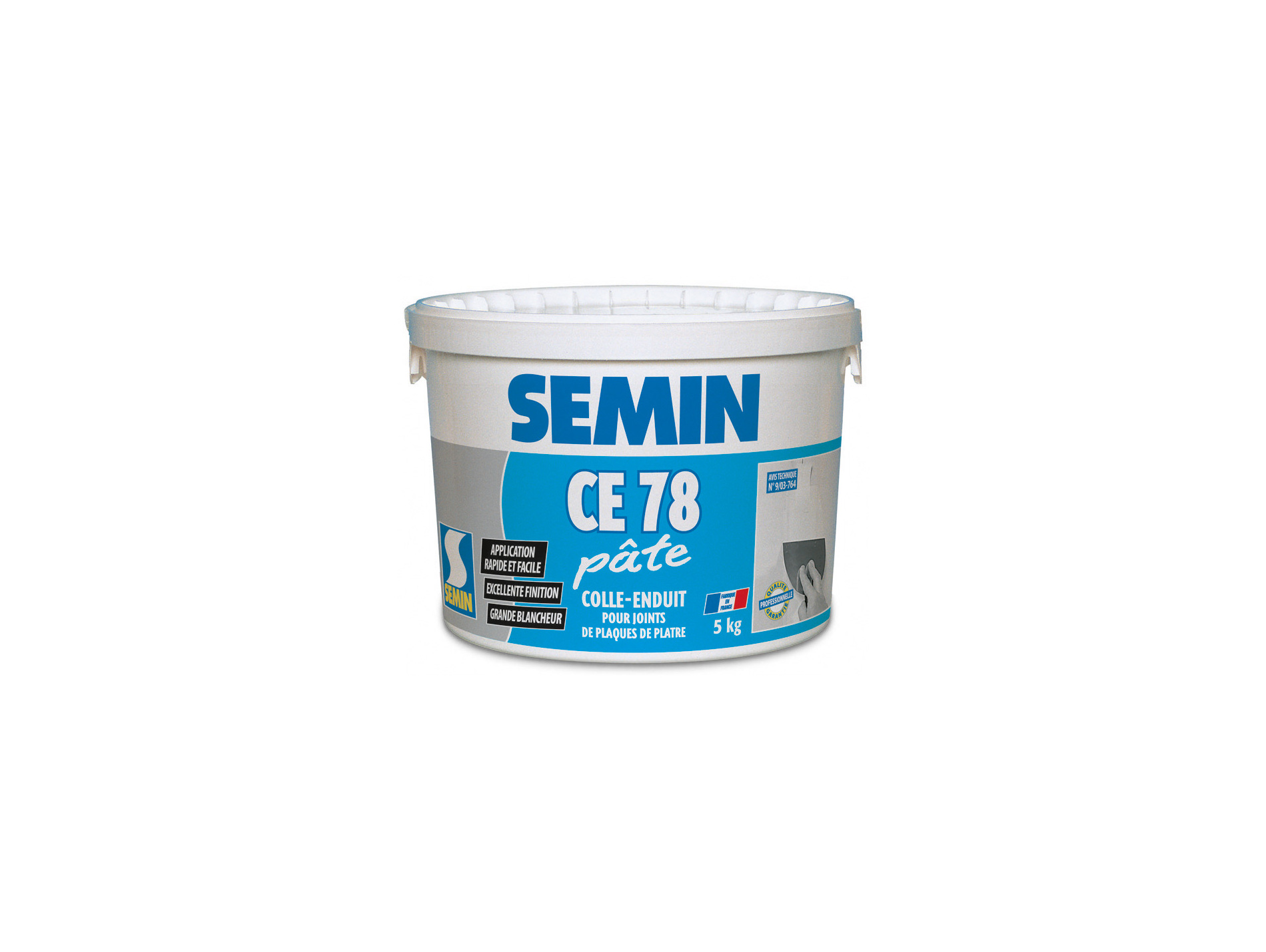 Colle enduit SEMIN CE78 pâte SEMIN 25kg