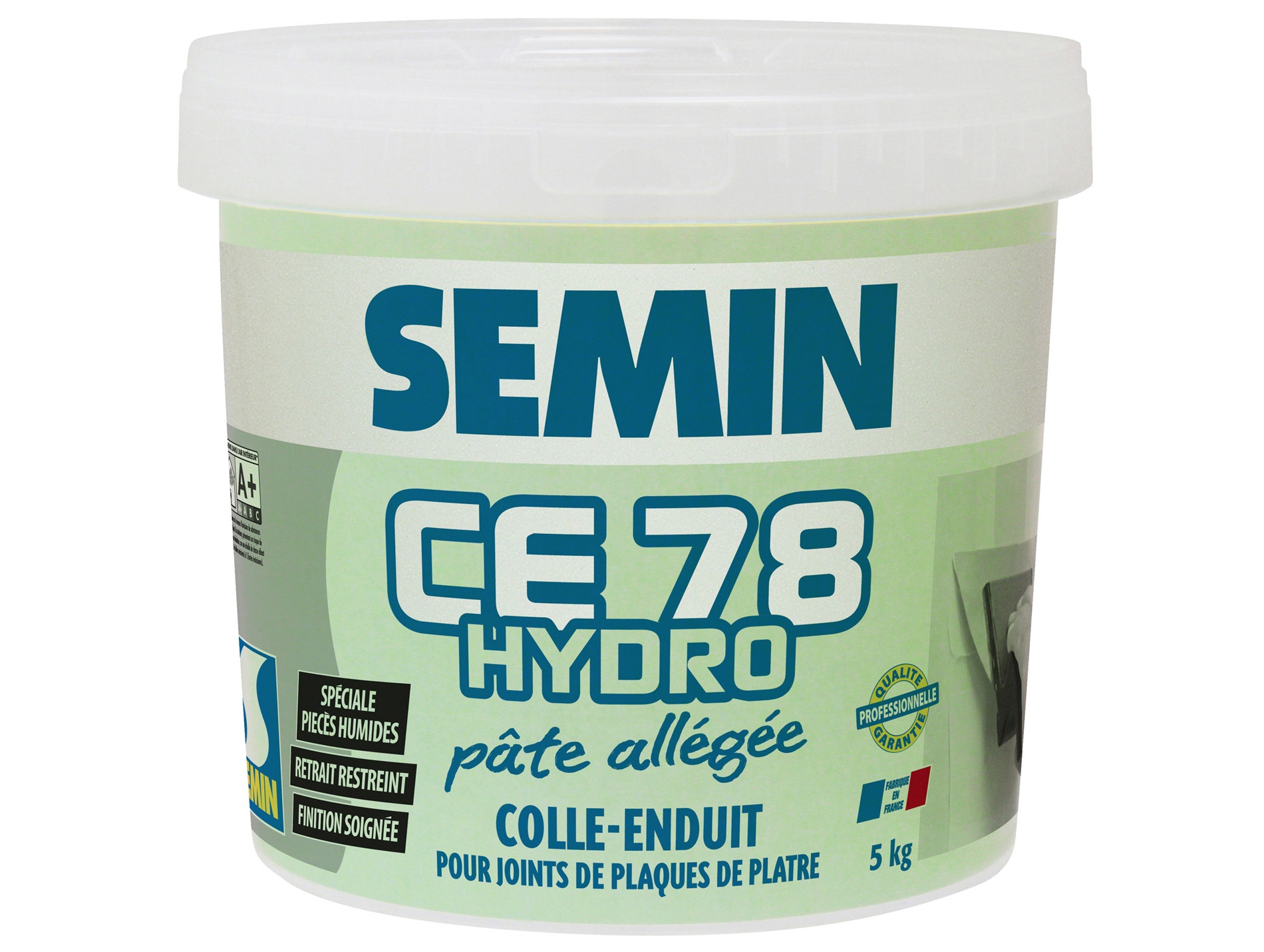 Colle enduit SEMIN CE78 hydro pâte 5 kg
