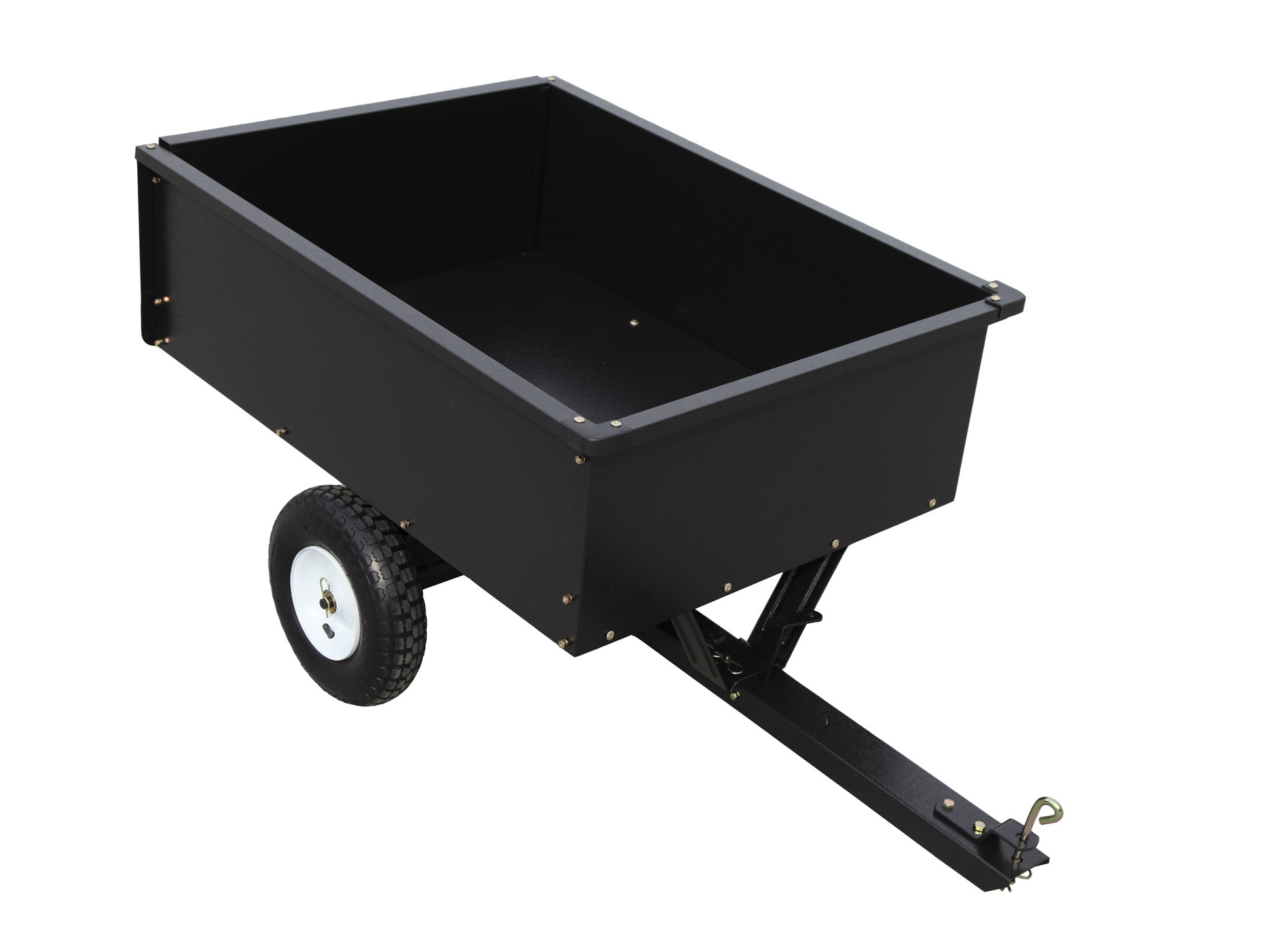 Remorque pour tracteur tondeuse acier 182kg