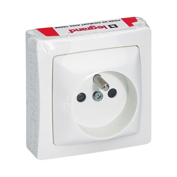 Prise 2P+T 16A auto saillie LEGRAND blanc
