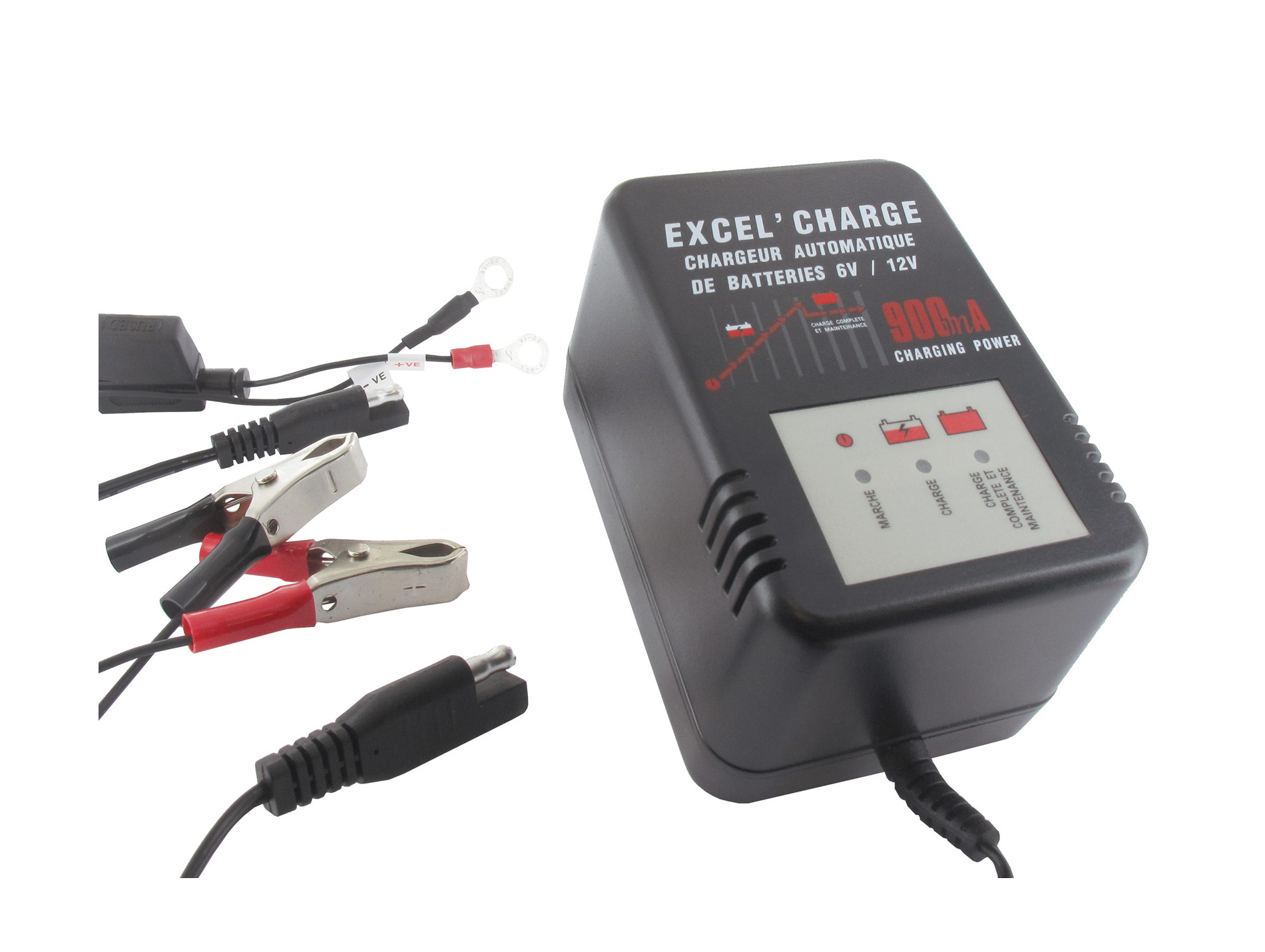 Chargeur automatique de batteries 6V/12V