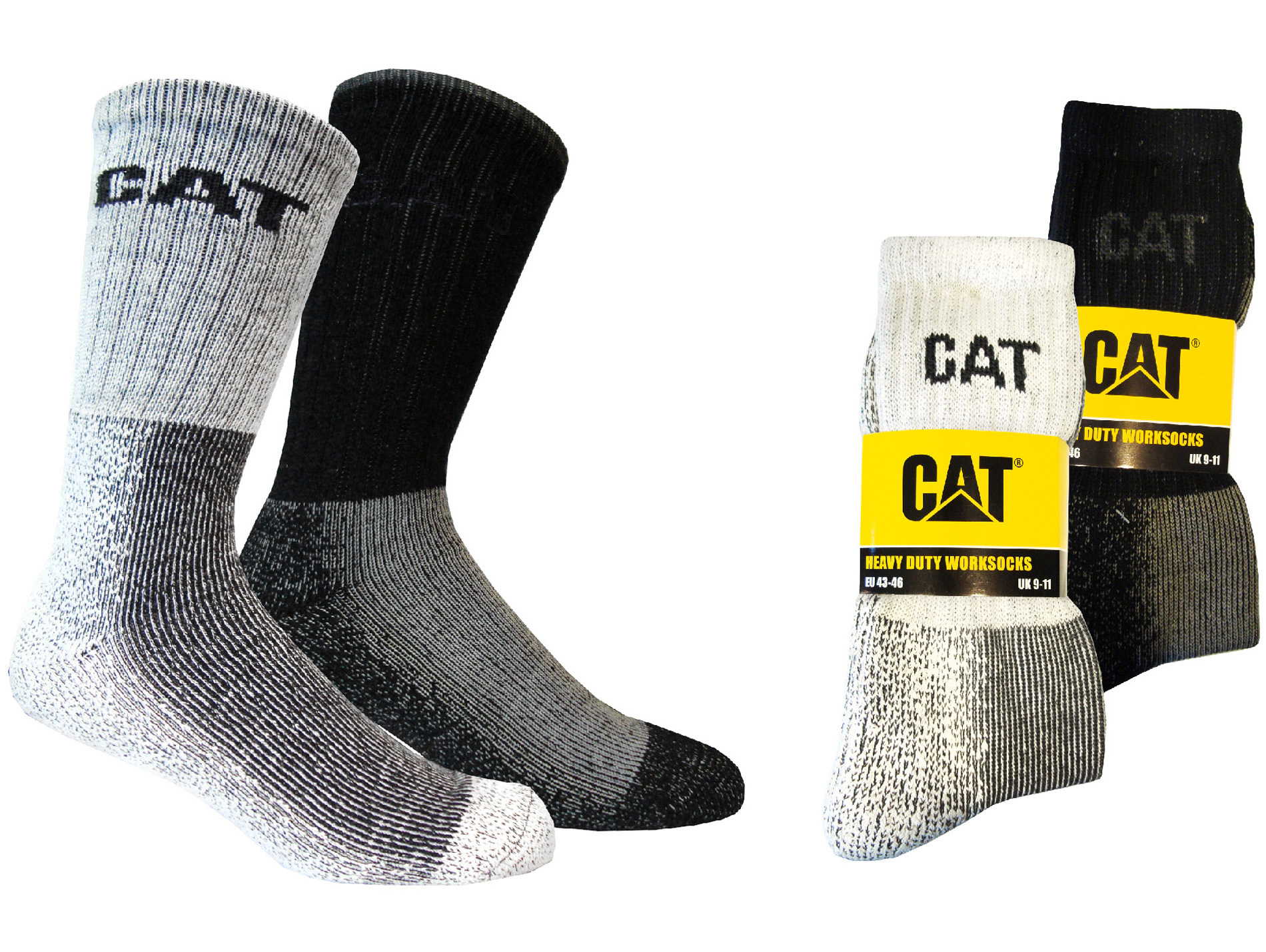 Chaussettes CATERPILLAR B/L-MIX-07A coton/acrylique x3