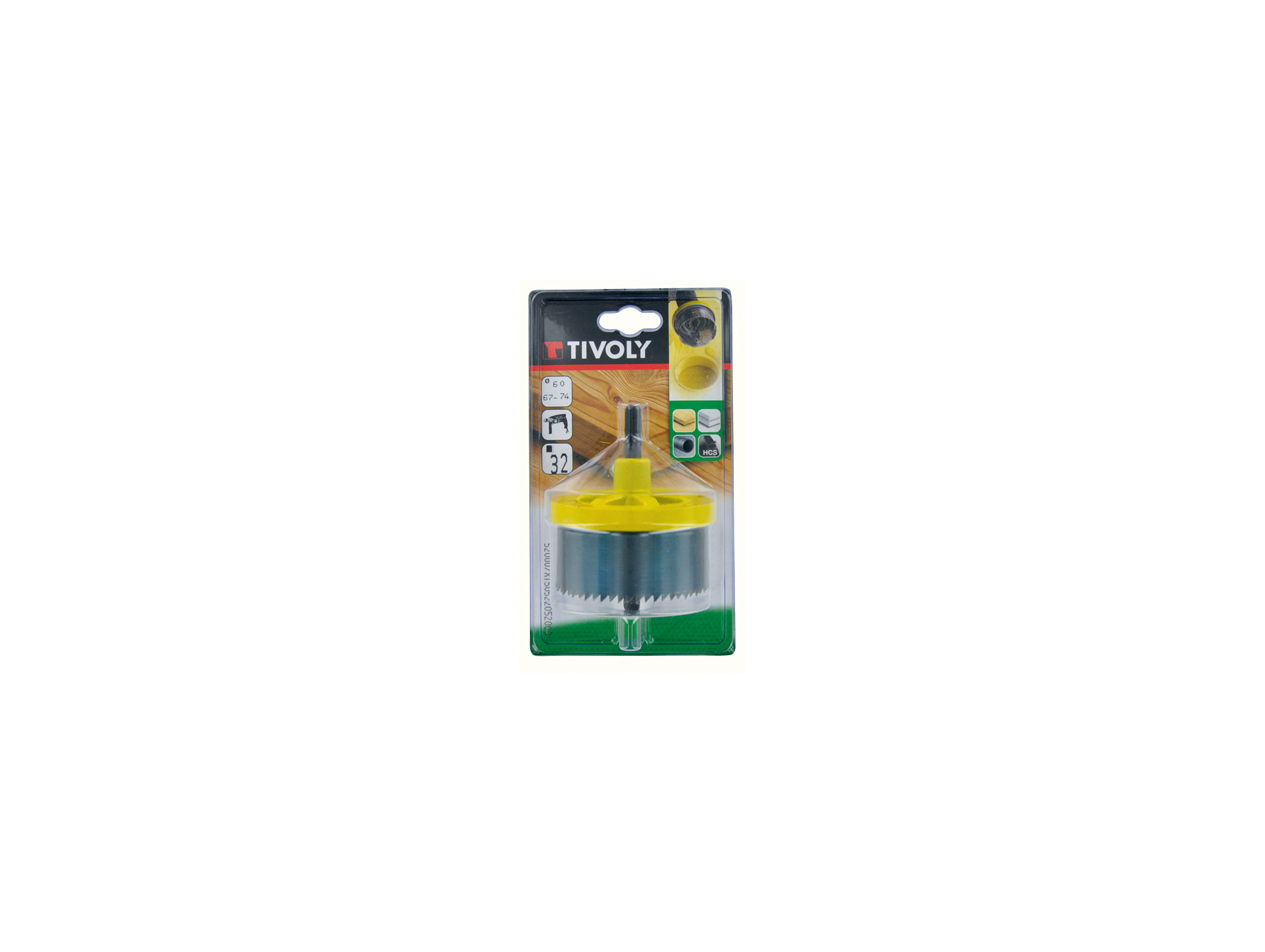 Scie cloche HCS 3 lames Ø60 à 74