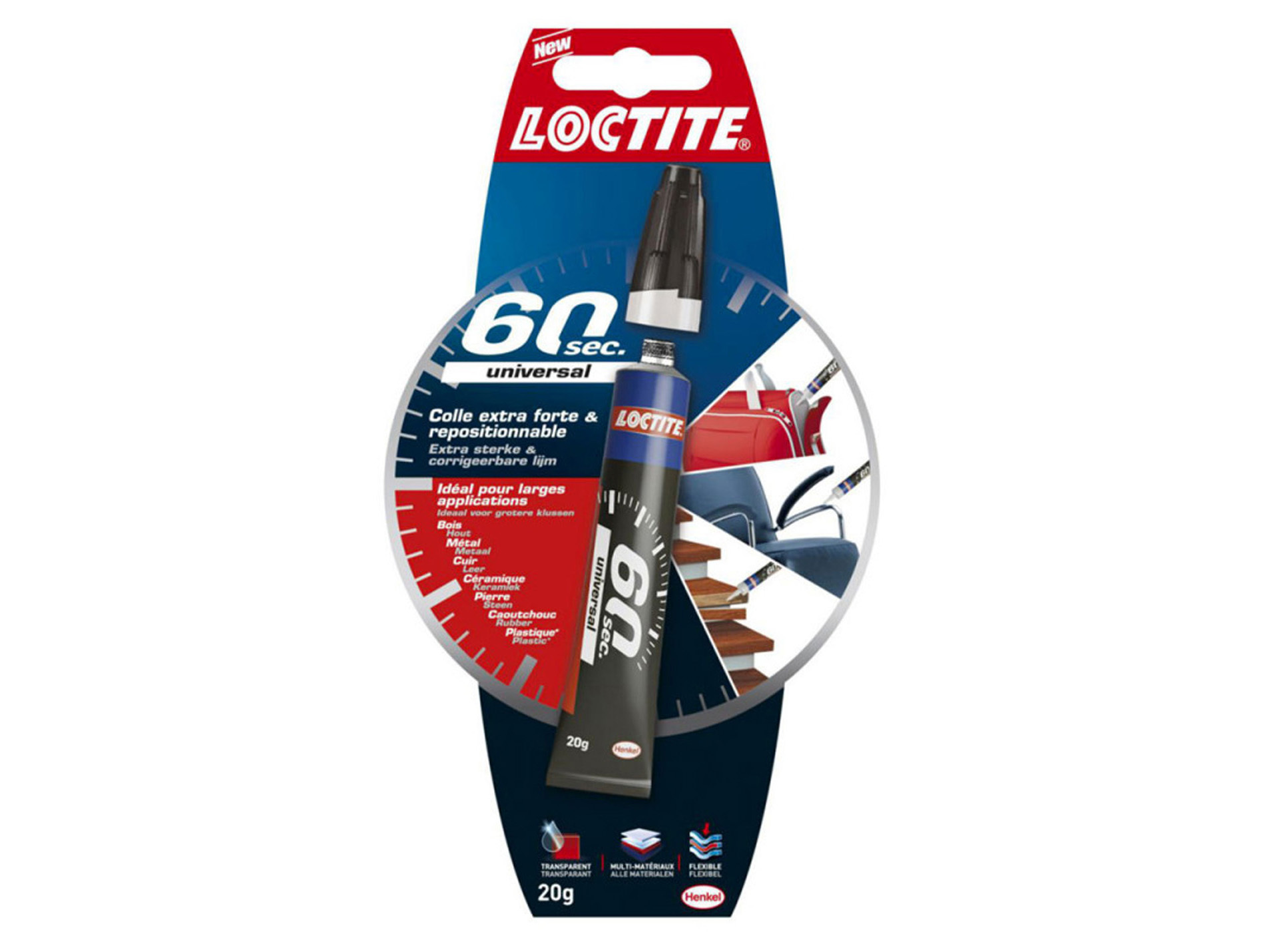 Superglue-3 LOCTITE 60 secondes en tube de 20g