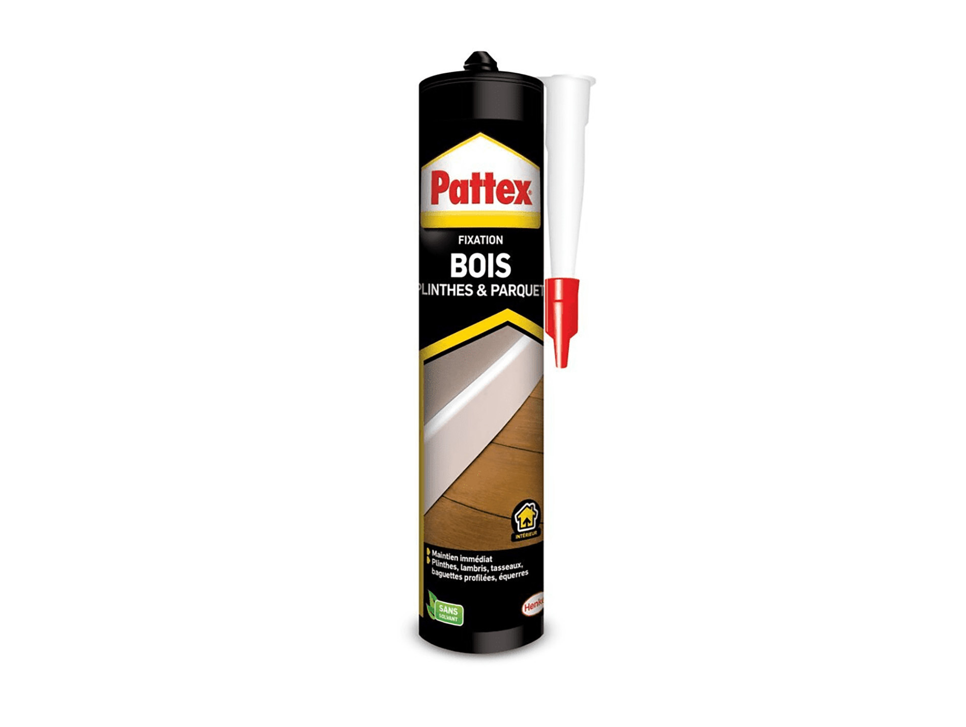 Colle fixation bois PATTEX plinthe et parquet 380g