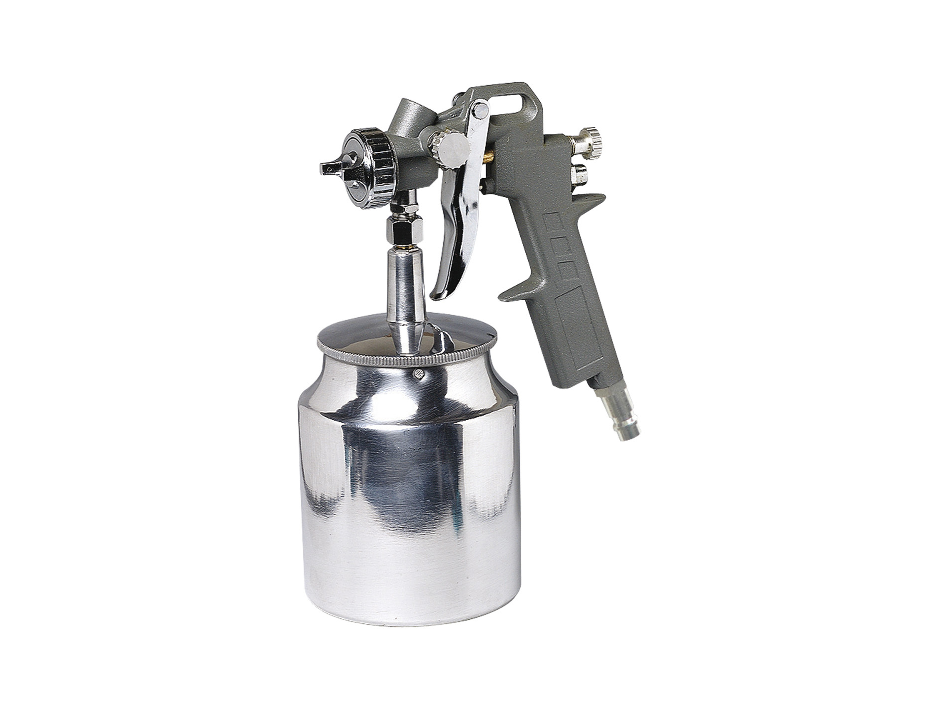 Pistolet de peinture à succion - Godet métal 0,9L