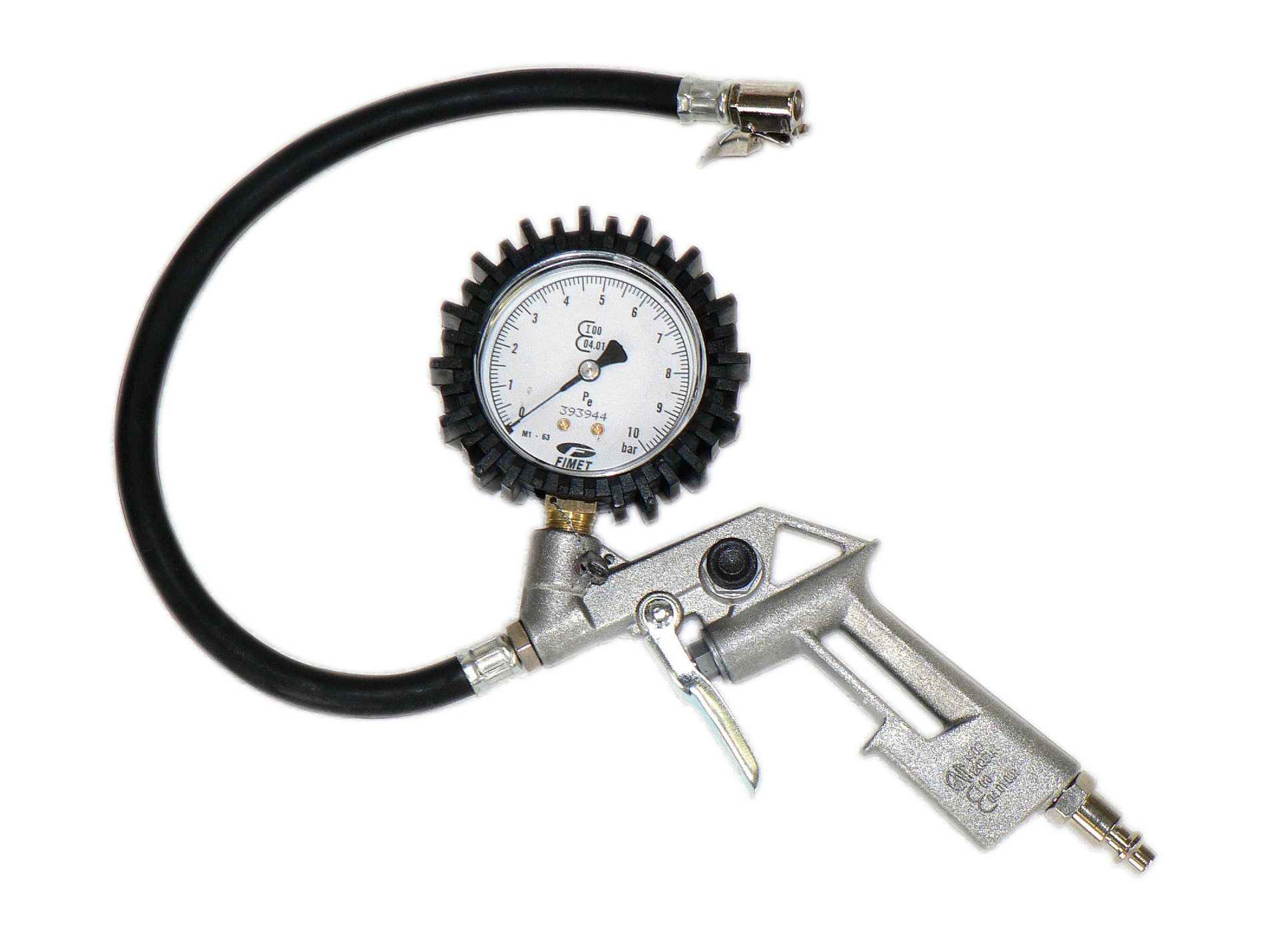 Poignée de gonflage métal