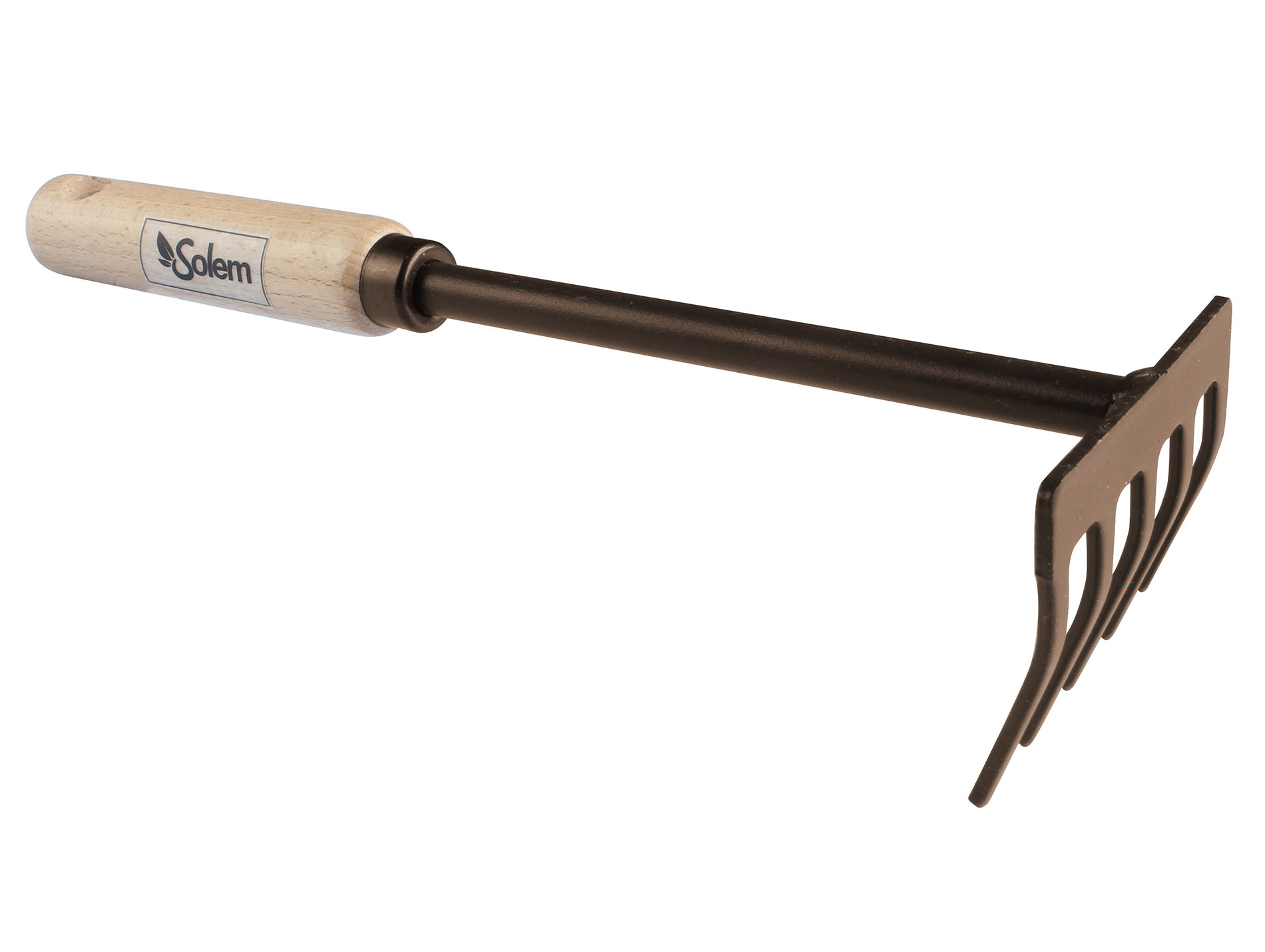 Râteau de balcon SOLEM 5 dents manche bois