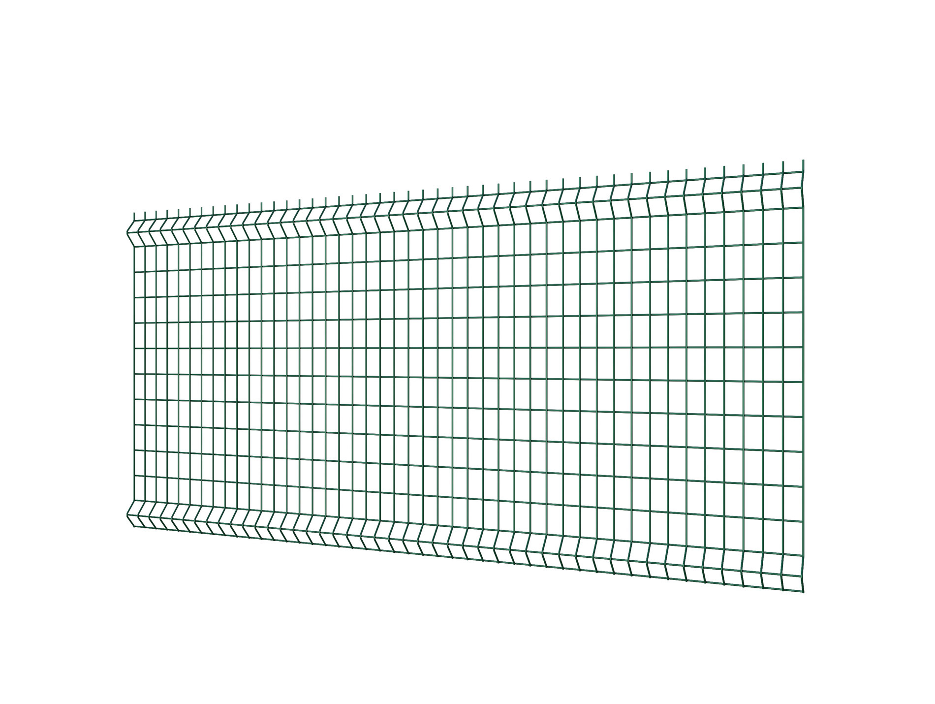 Panneau grillage rigide BricoHerc.Plus 1,20x2,5m 20x5cm vert