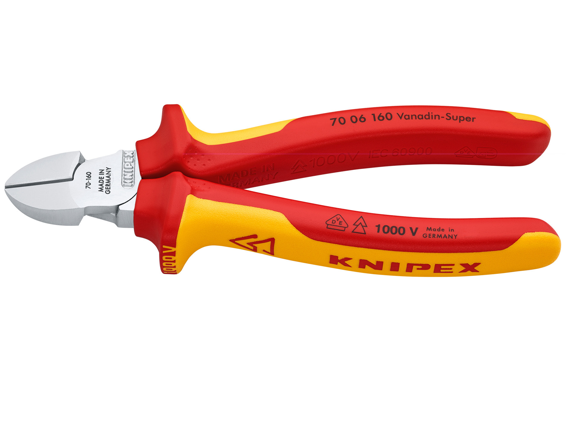 Pince coupante KNIPEX de côté 1000v