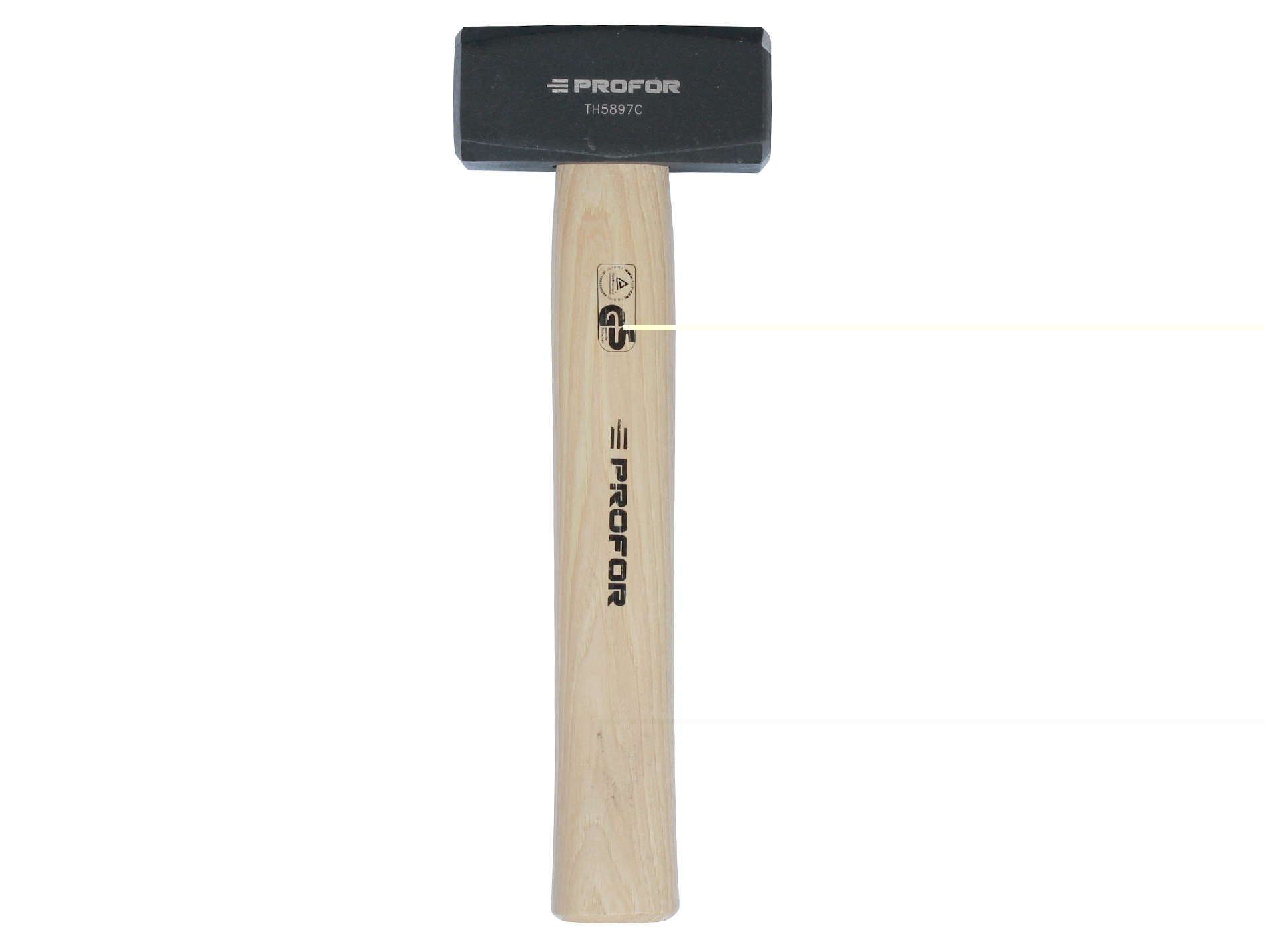 Massette PROFOR 1kg manche bois hickory