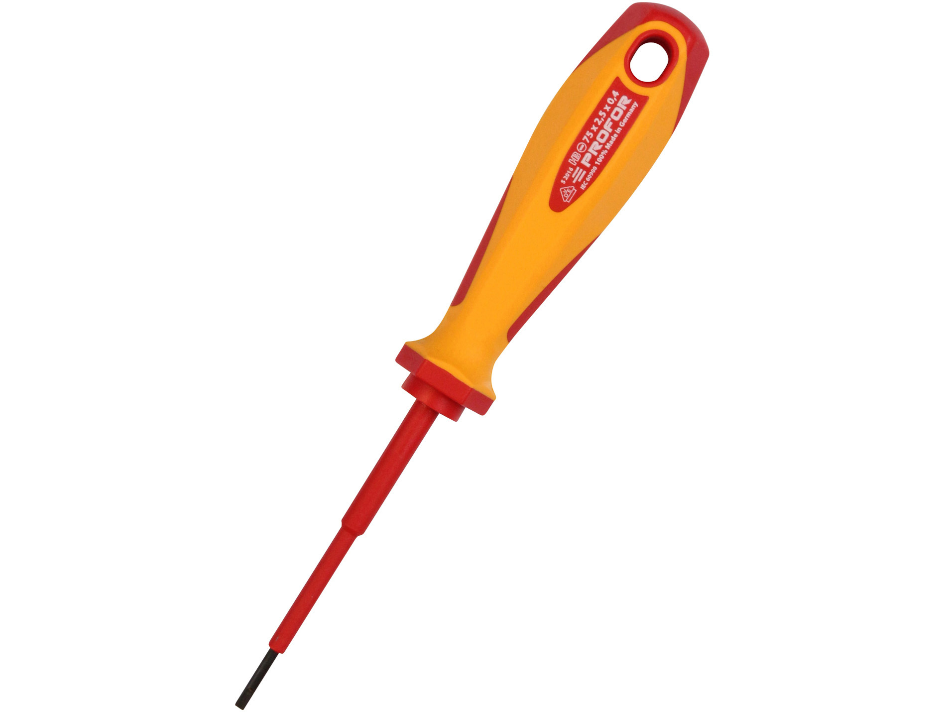 Tournevis plat isolé PROFOR 2,5x75