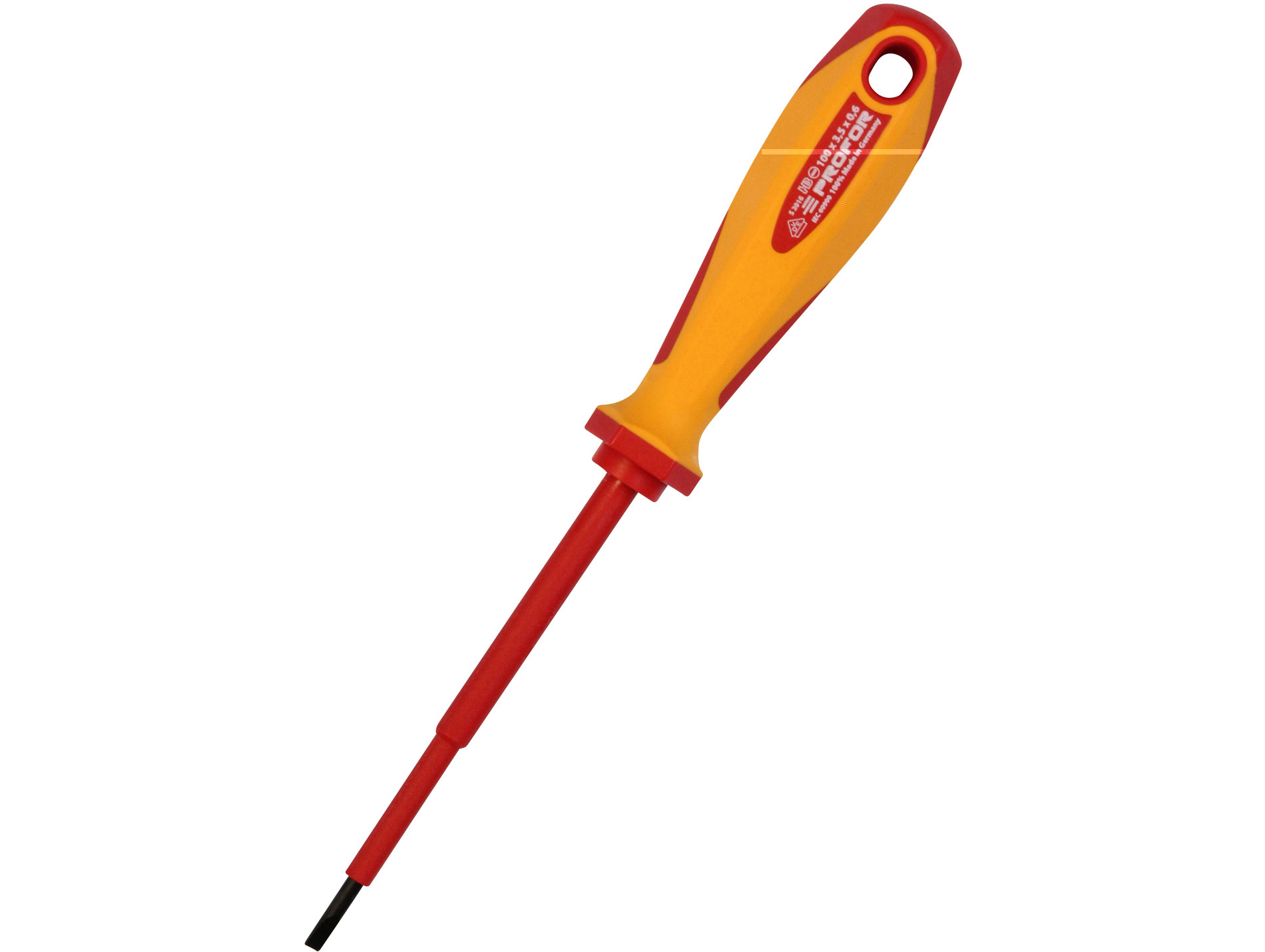 Tournevis plat isolé PROFOR 3,5x100