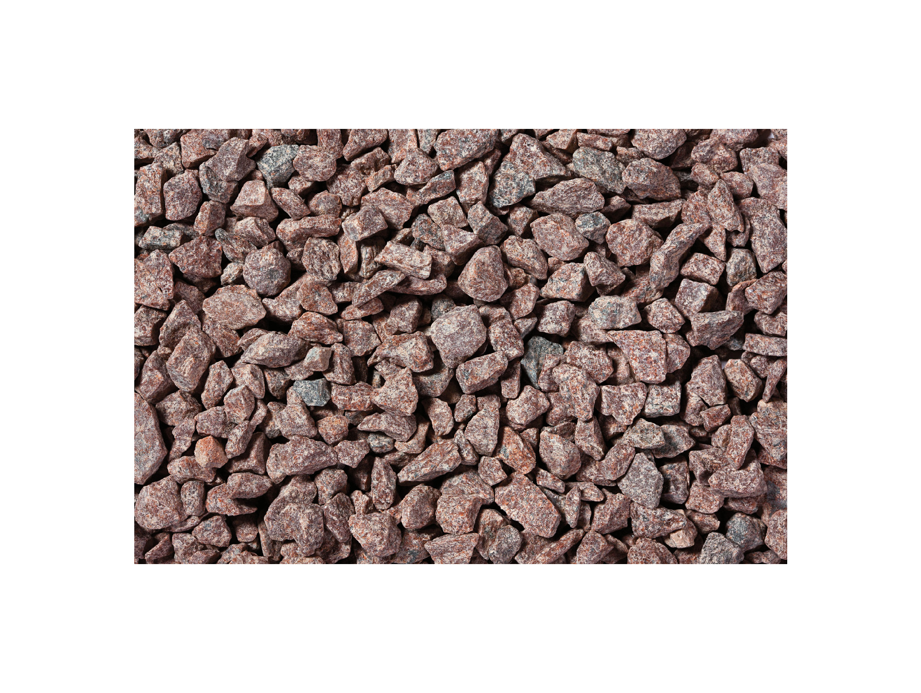 Gravillon porphyre rouge concassé 6/10 25kg
