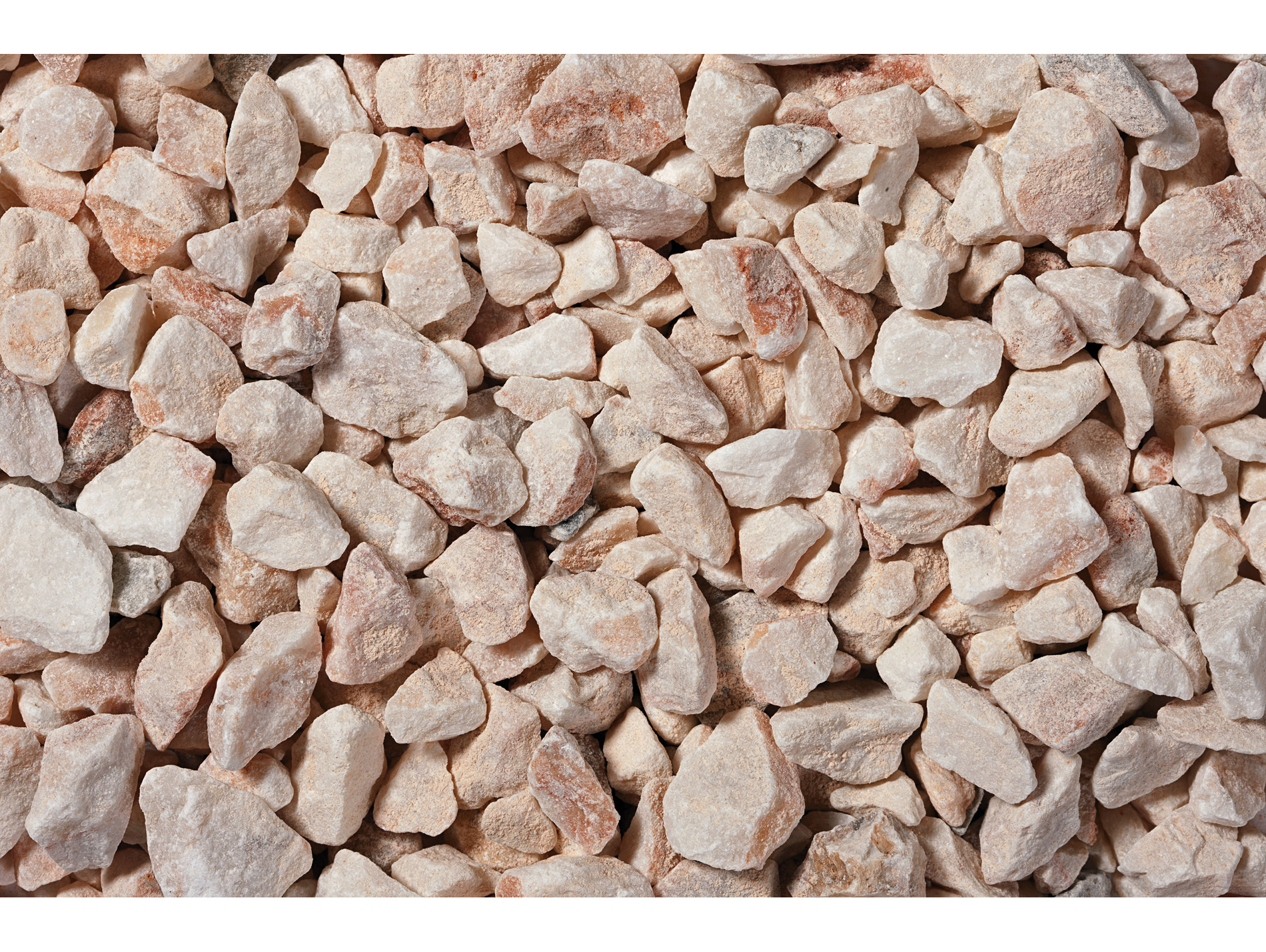 Gravillon marbre blanc rosé 8/16 25kg