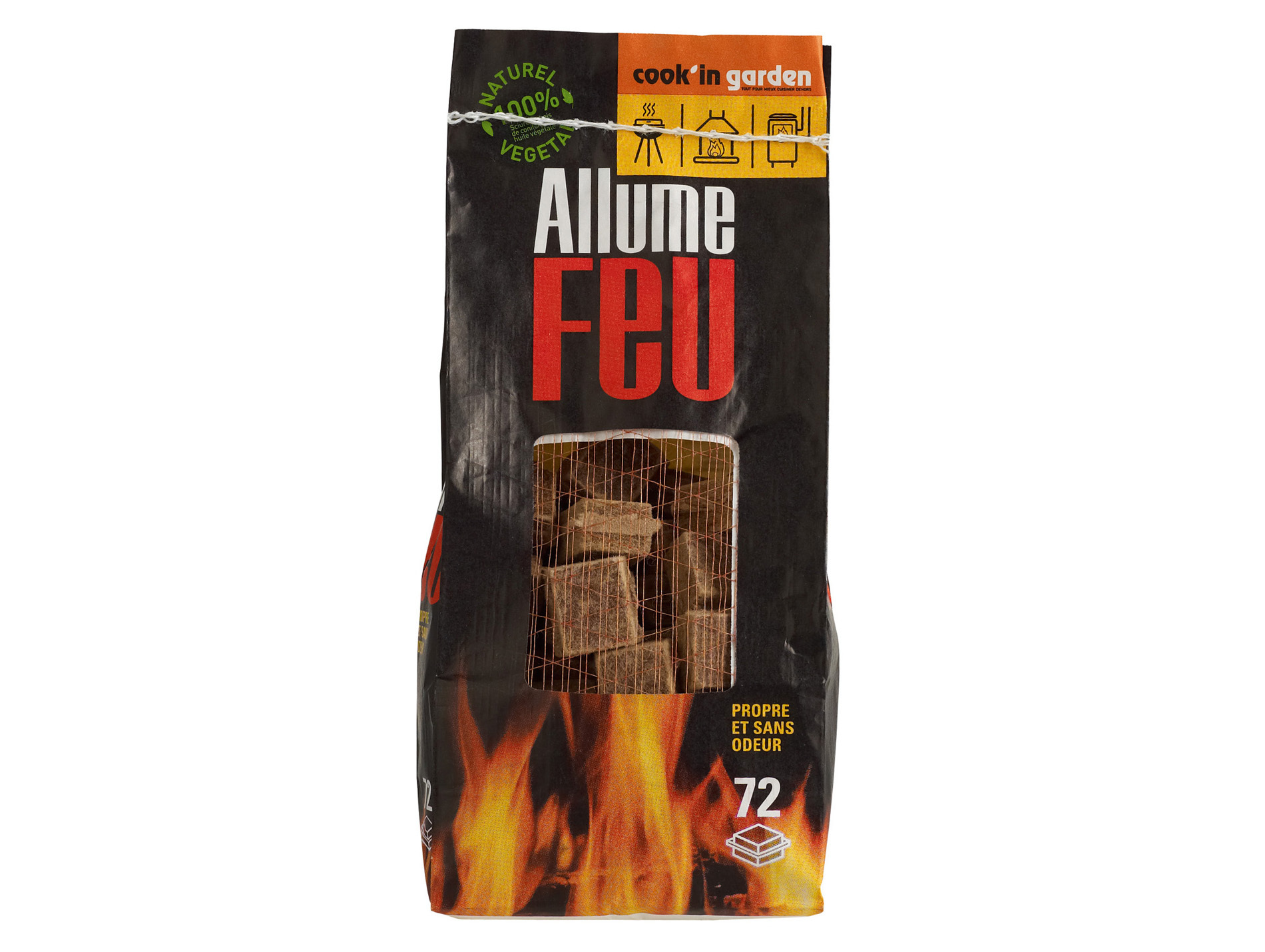 Allume feu bois COOK'IN GARDEN 100% naturel
