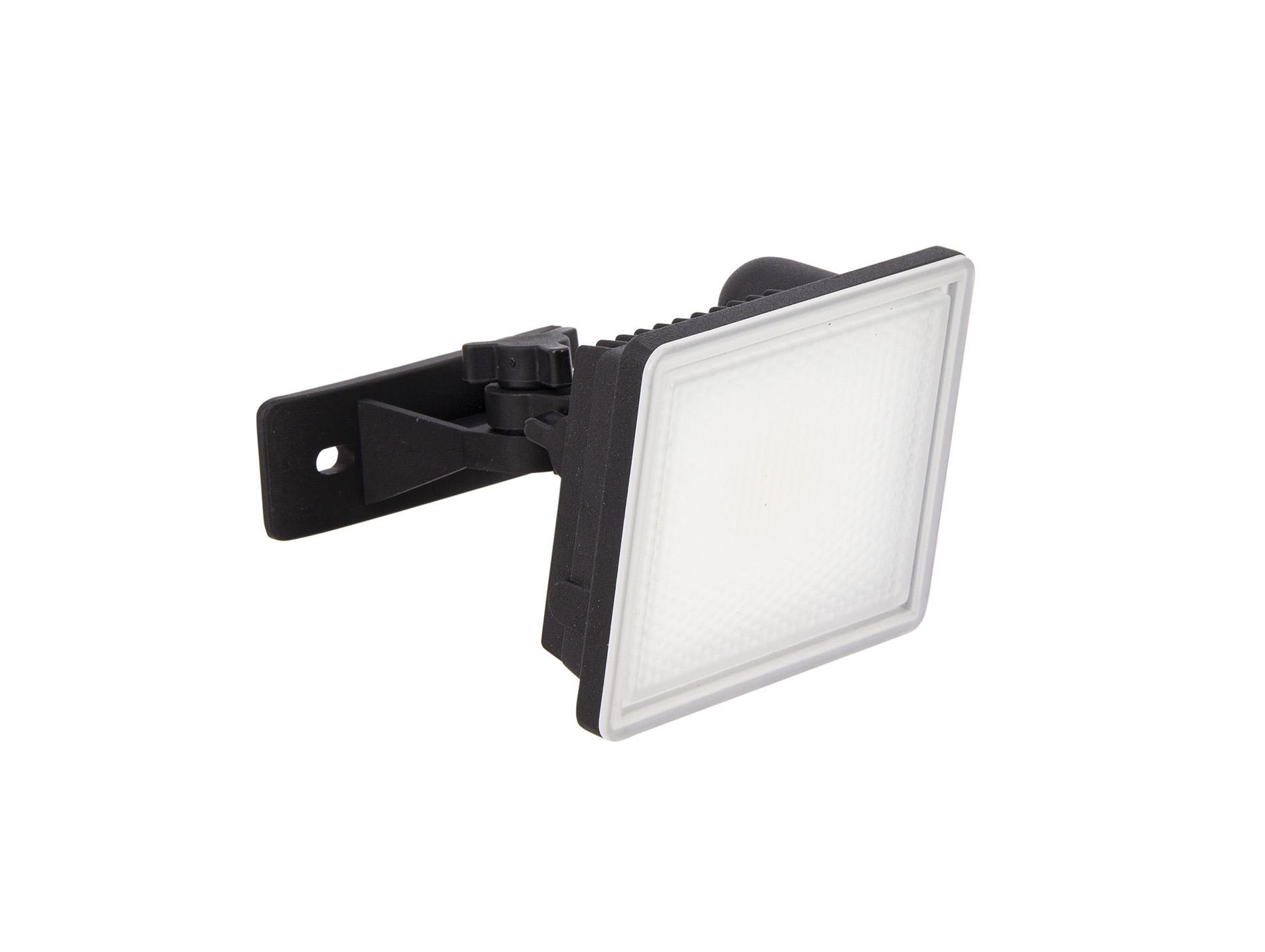 Projecteur Led mural plat 10W 800lm noir IP65