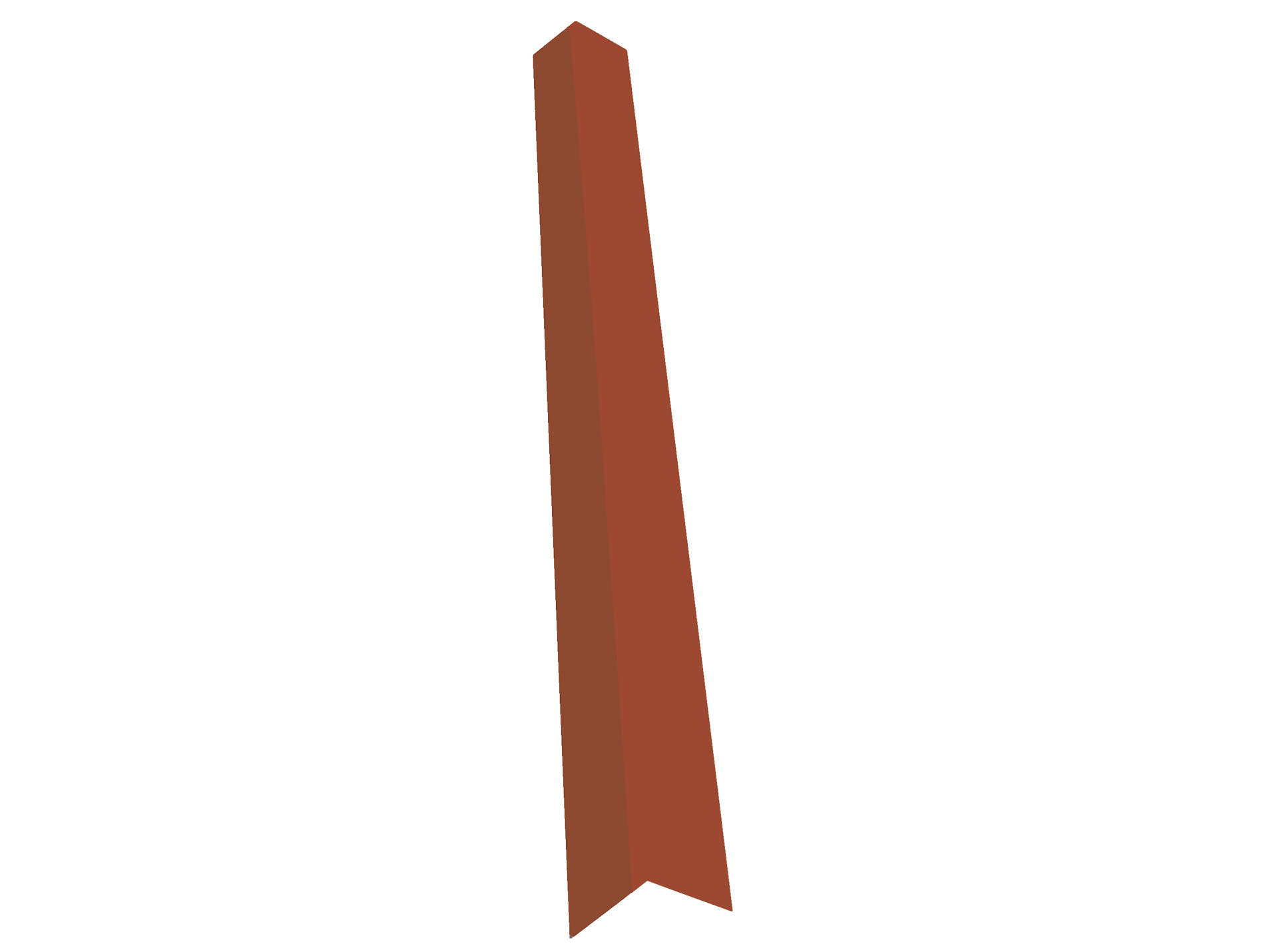 Profil de finition Beige/Rouge
