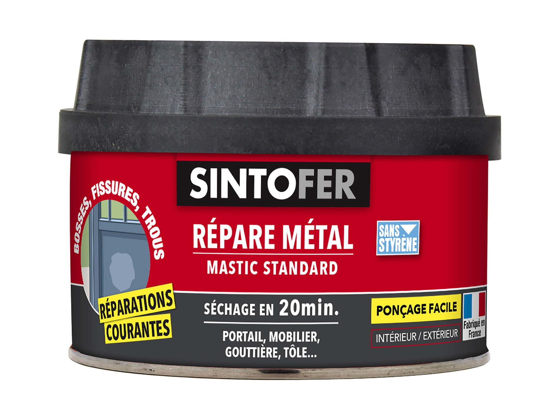 Mastic Répare Métal SINTO 970g