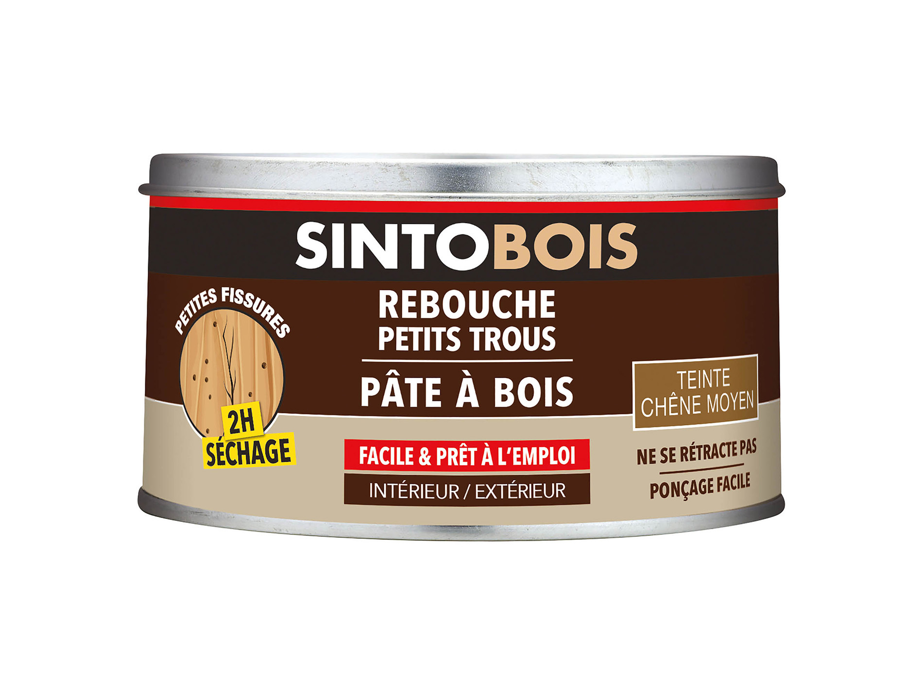 Pâte à bois Tradition SINTOBOIS Chêne moyen 250g