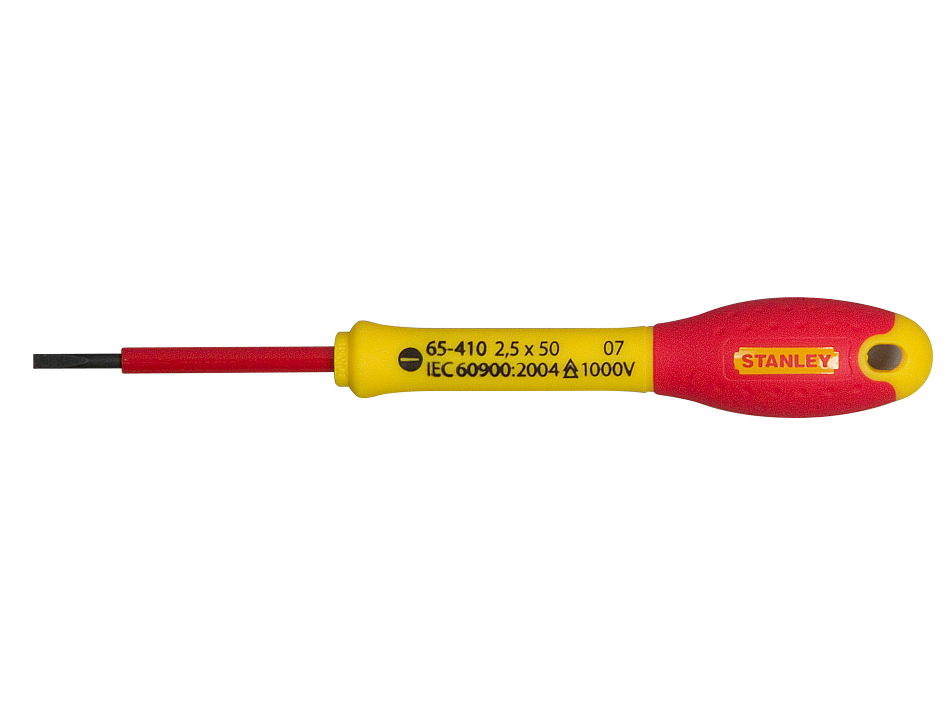 Tournevis plat électricien isolé STANLEY 2,5x50